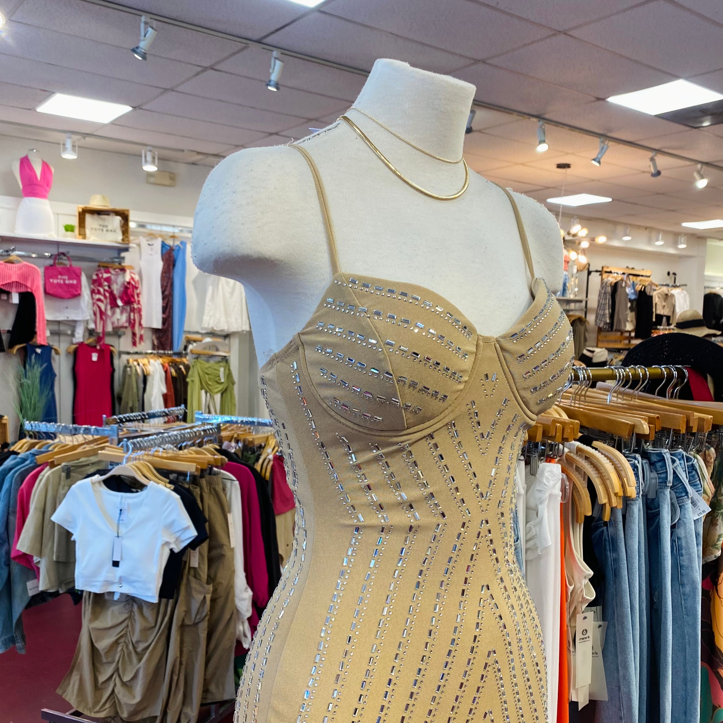Jalina Dress (Nude)