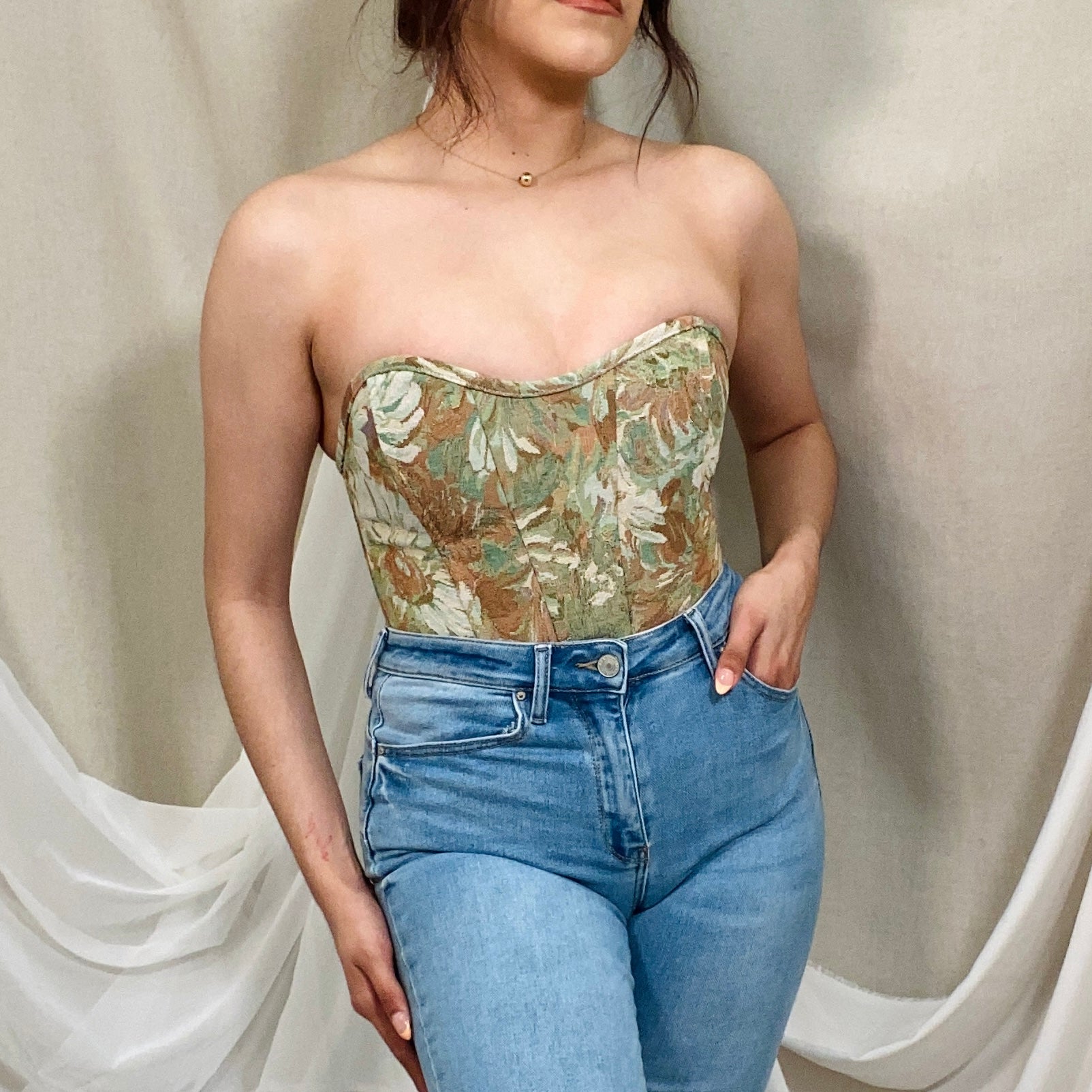 Savannah Corset (Sage)