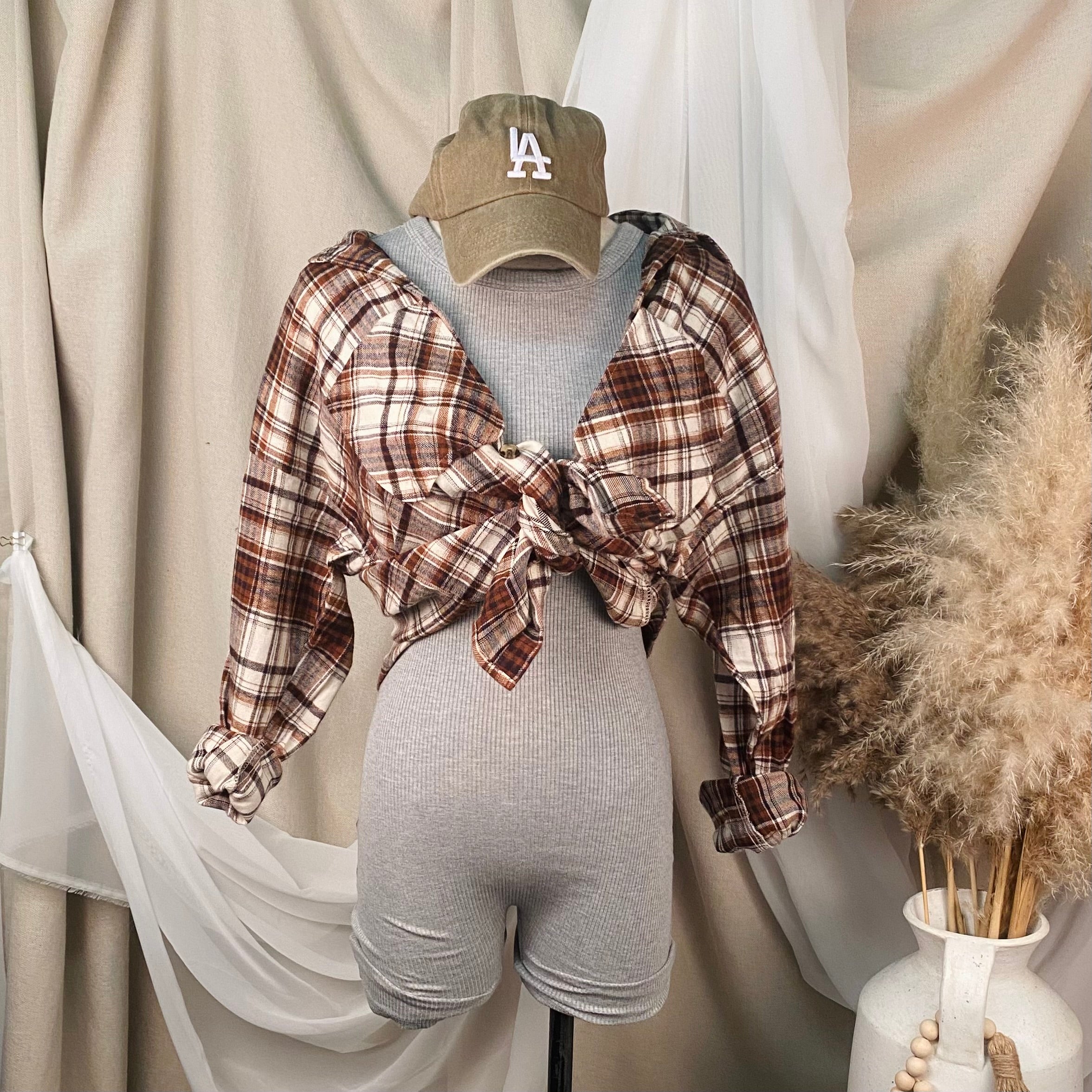 Zamir Oversize Flannel (Brown)