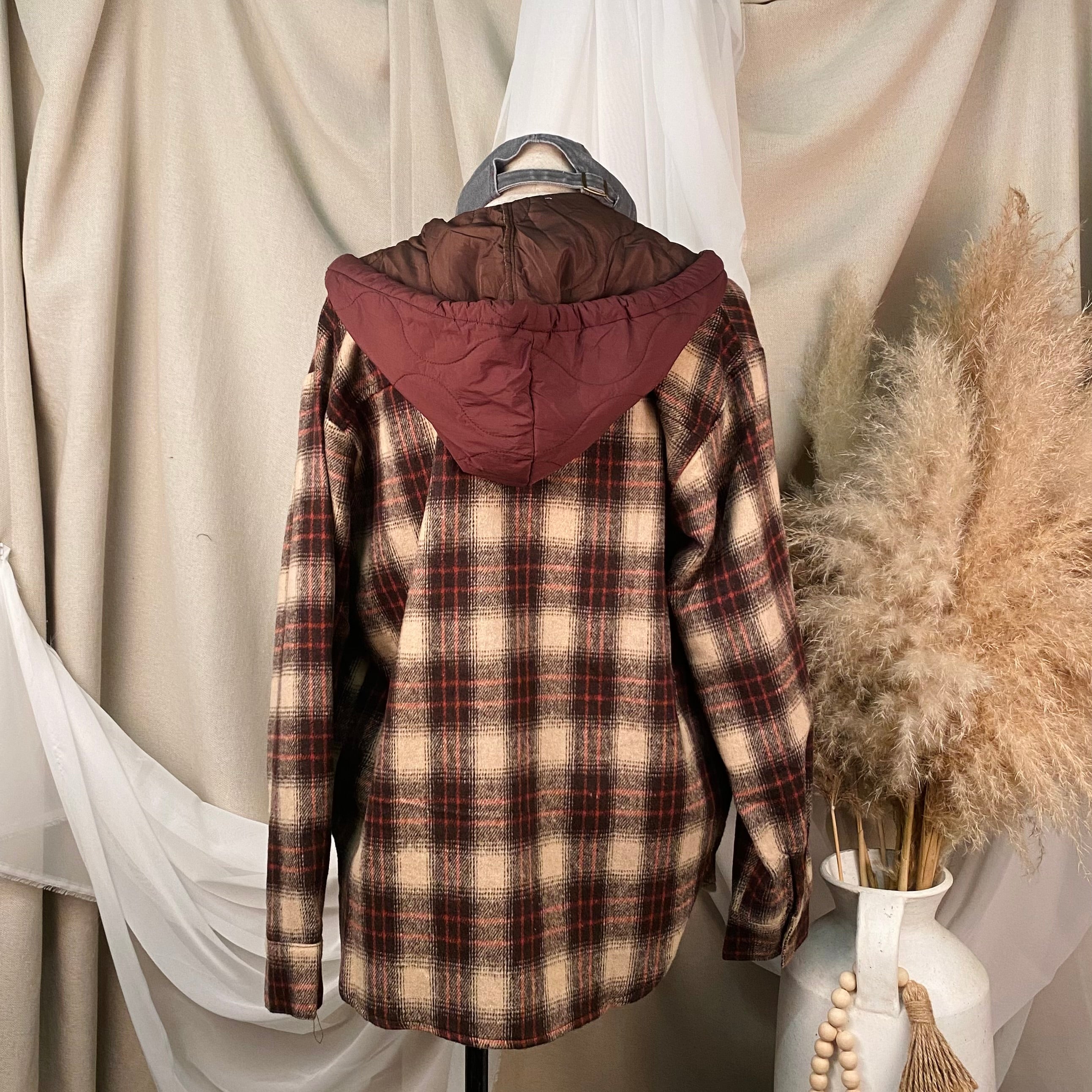 Oliver Oversize Flannel (Brown)