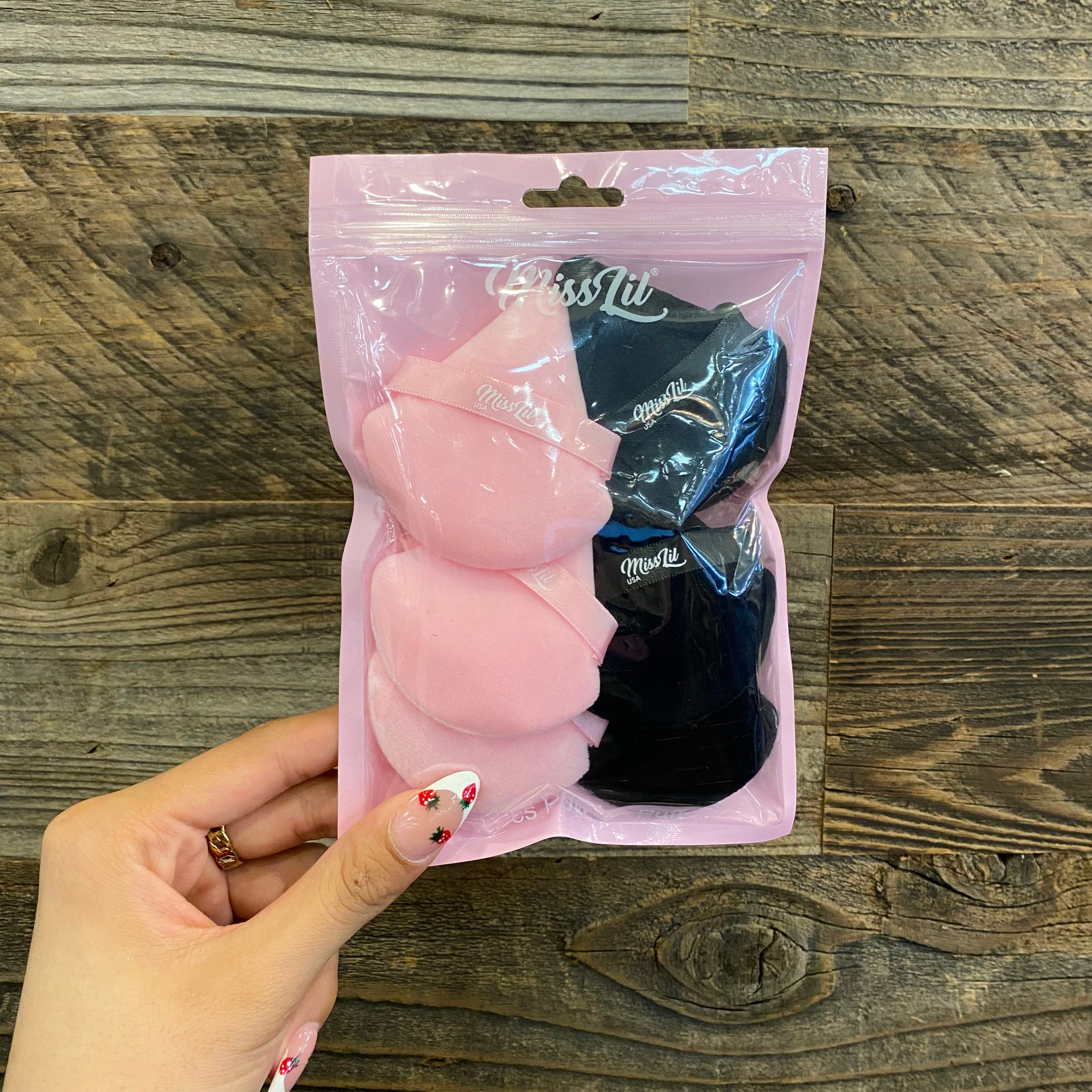 Miss Lil Powder Puff (Pink & Black)