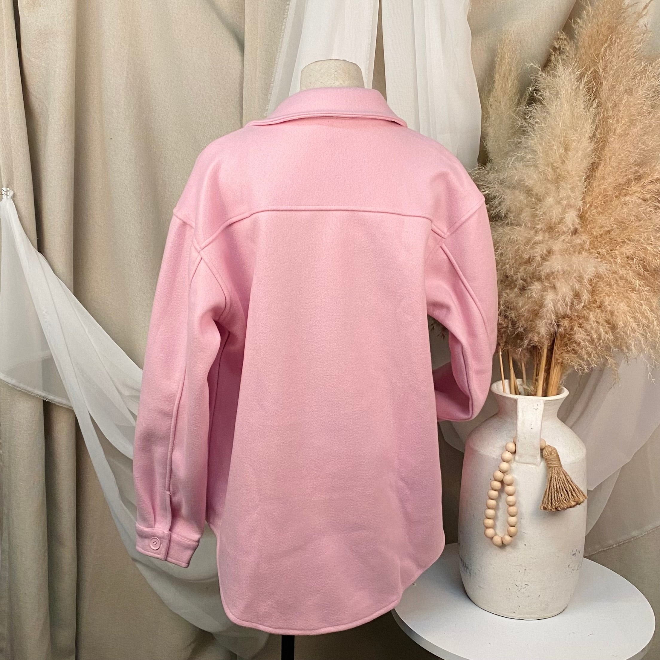 Elise Oversize Jacket (Blush)