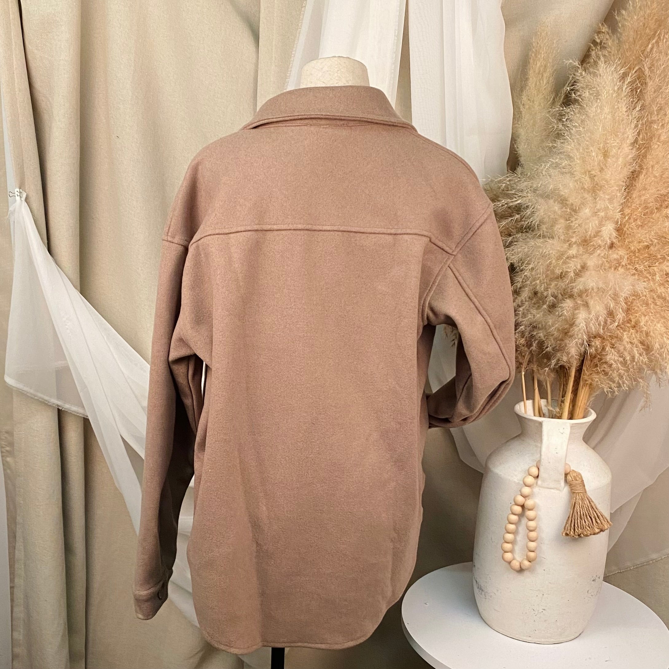 Elise Overisze Jacket (Taupe)