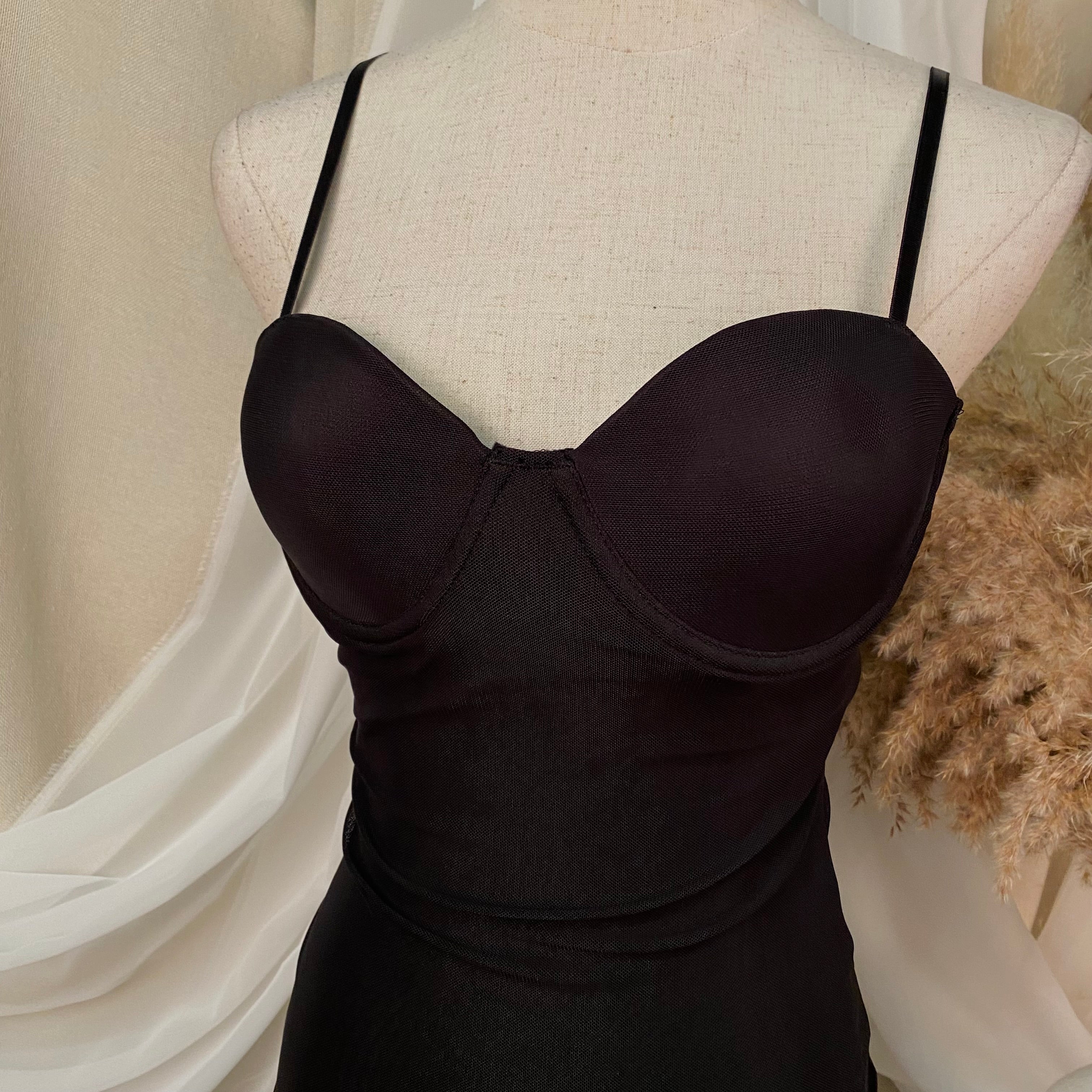 Karen Mesh Dress (Black)