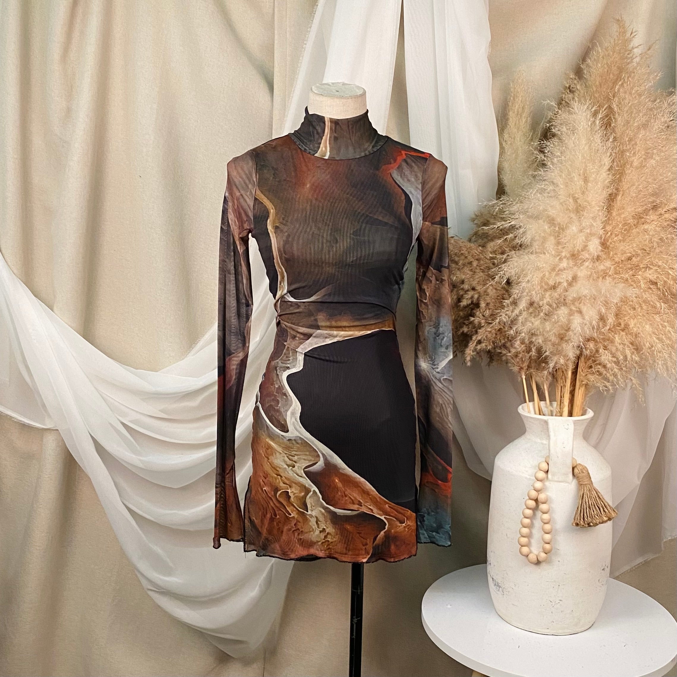 Emiliana Dress (Brown)