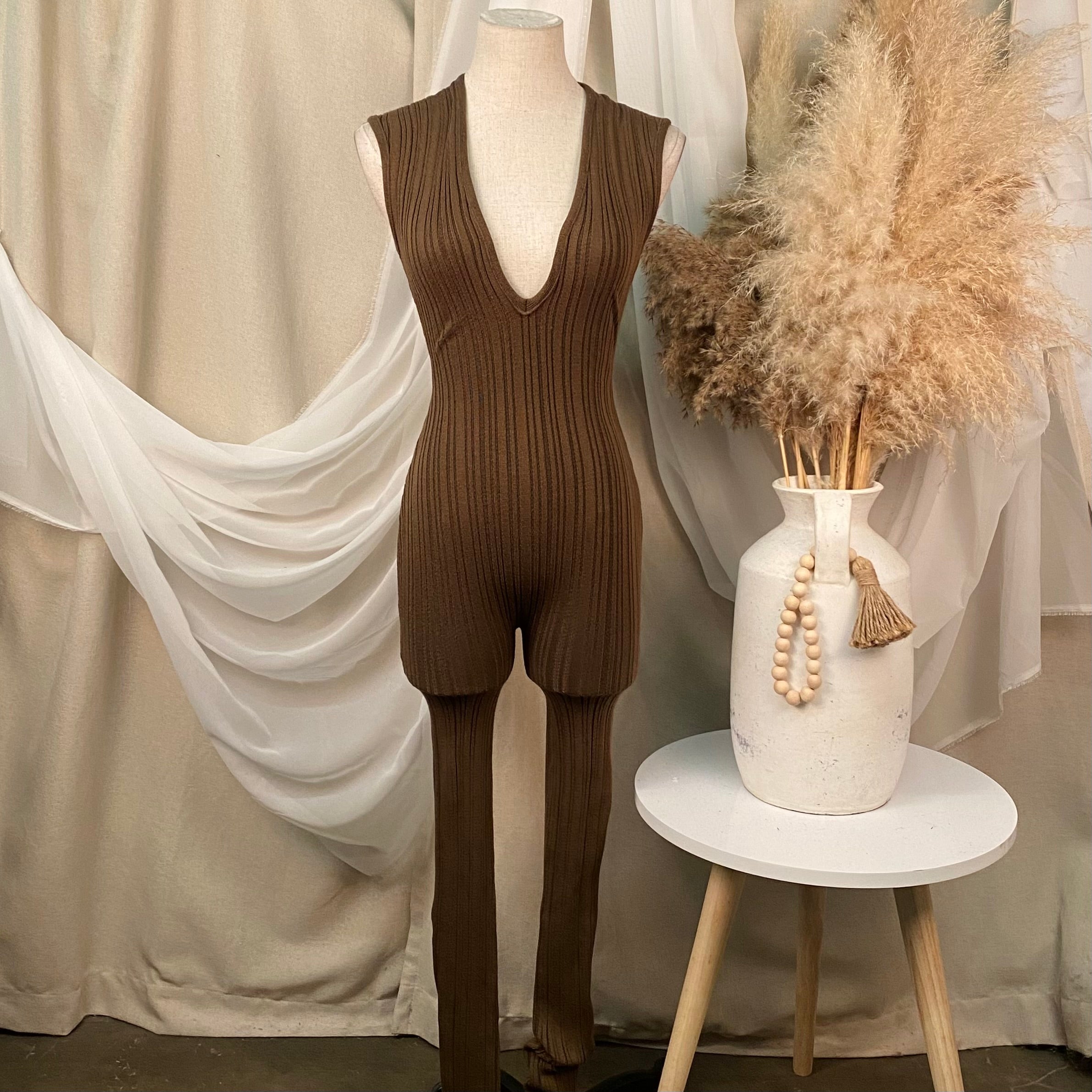 Luna Jumpsuit (Mocha)