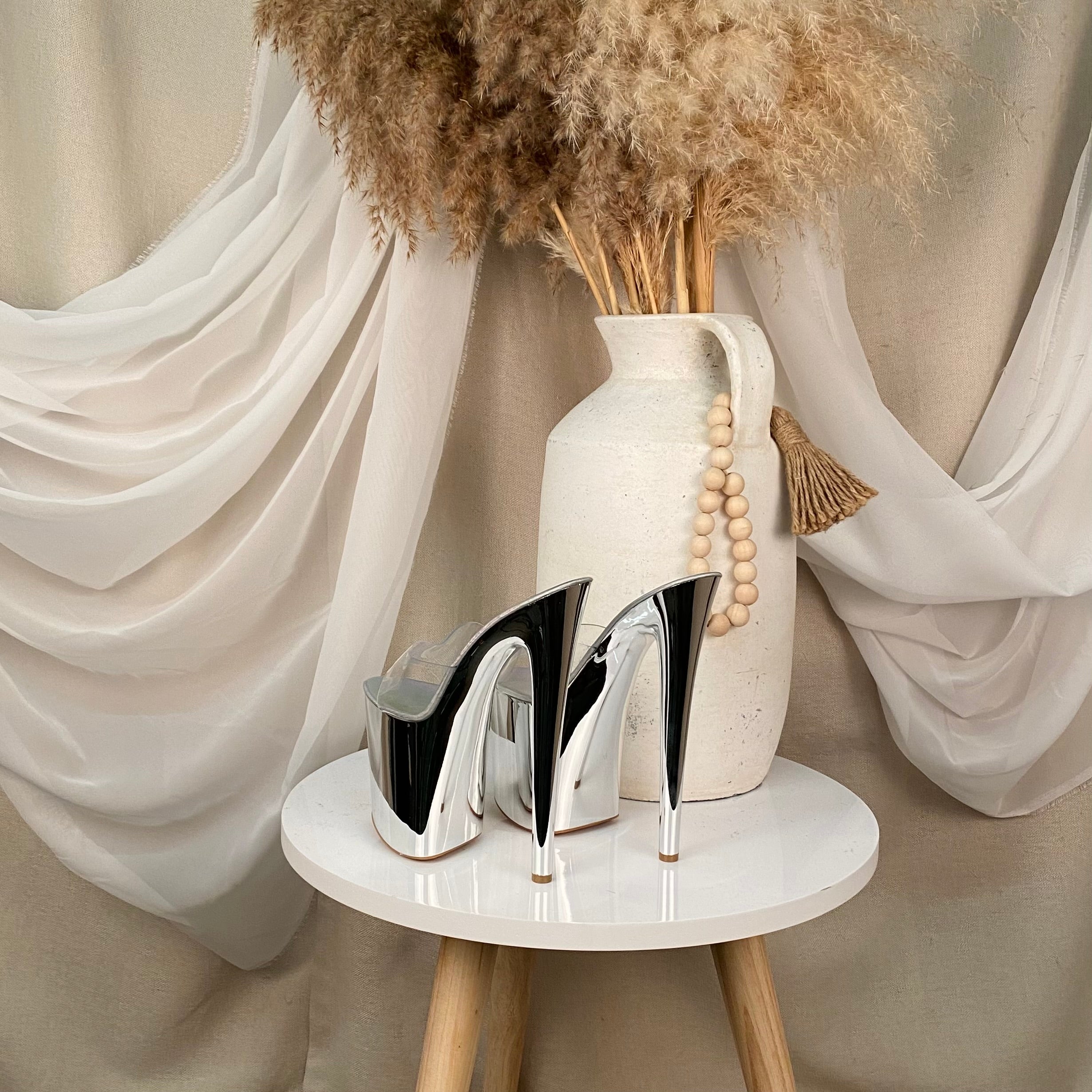Dulce Heels (Silver)