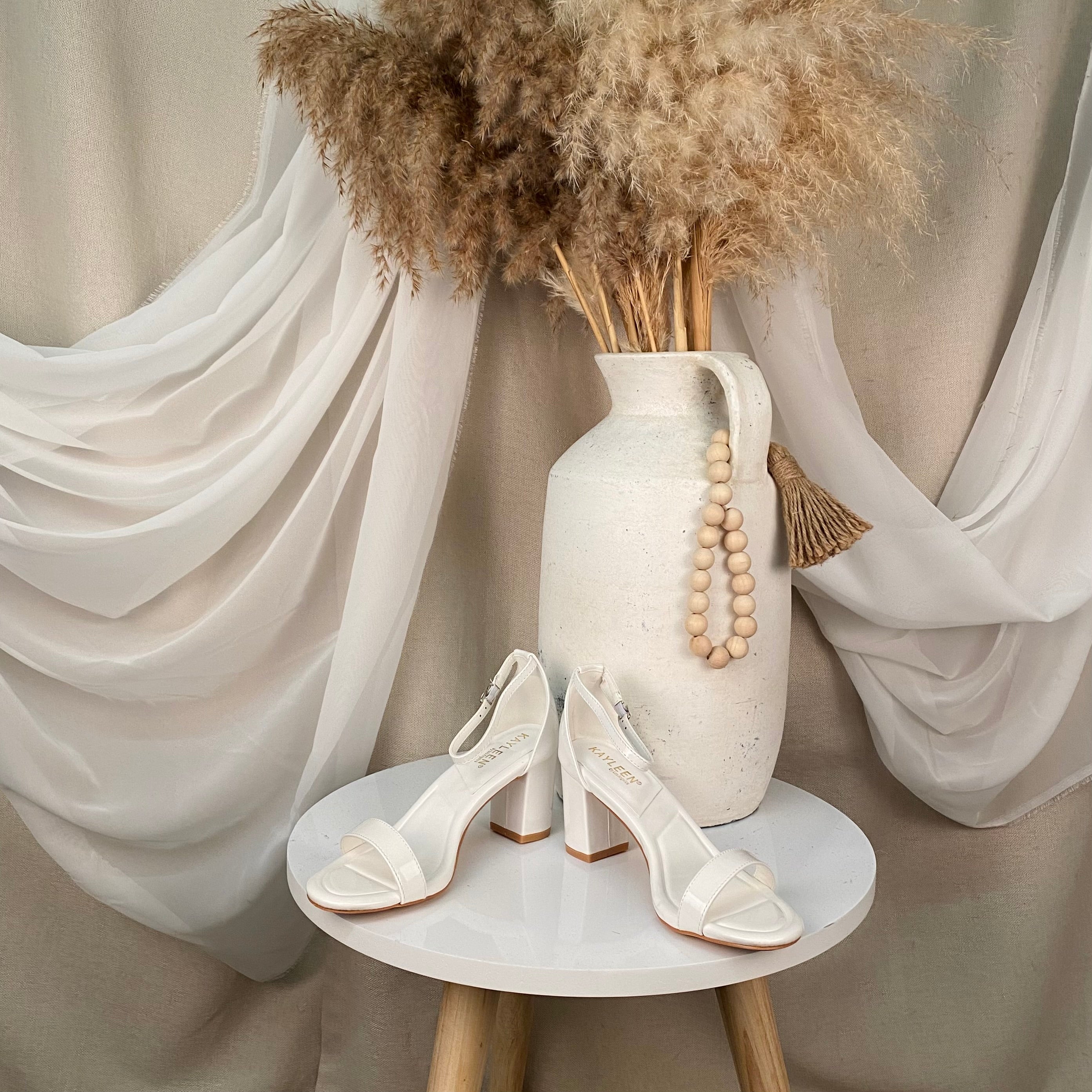 Dessie Heels (White)