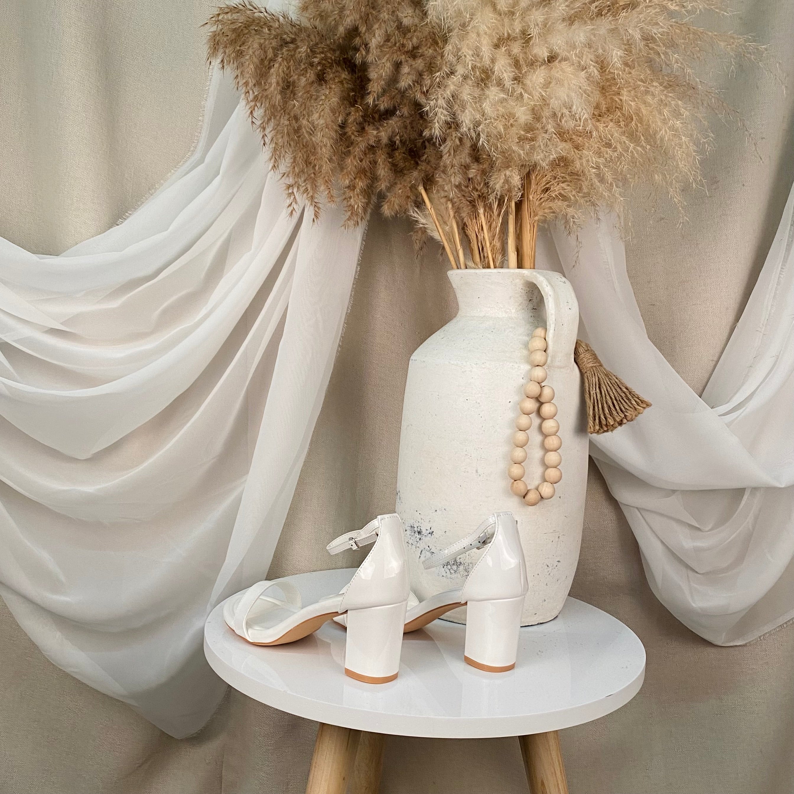 Dessie Heels (White)