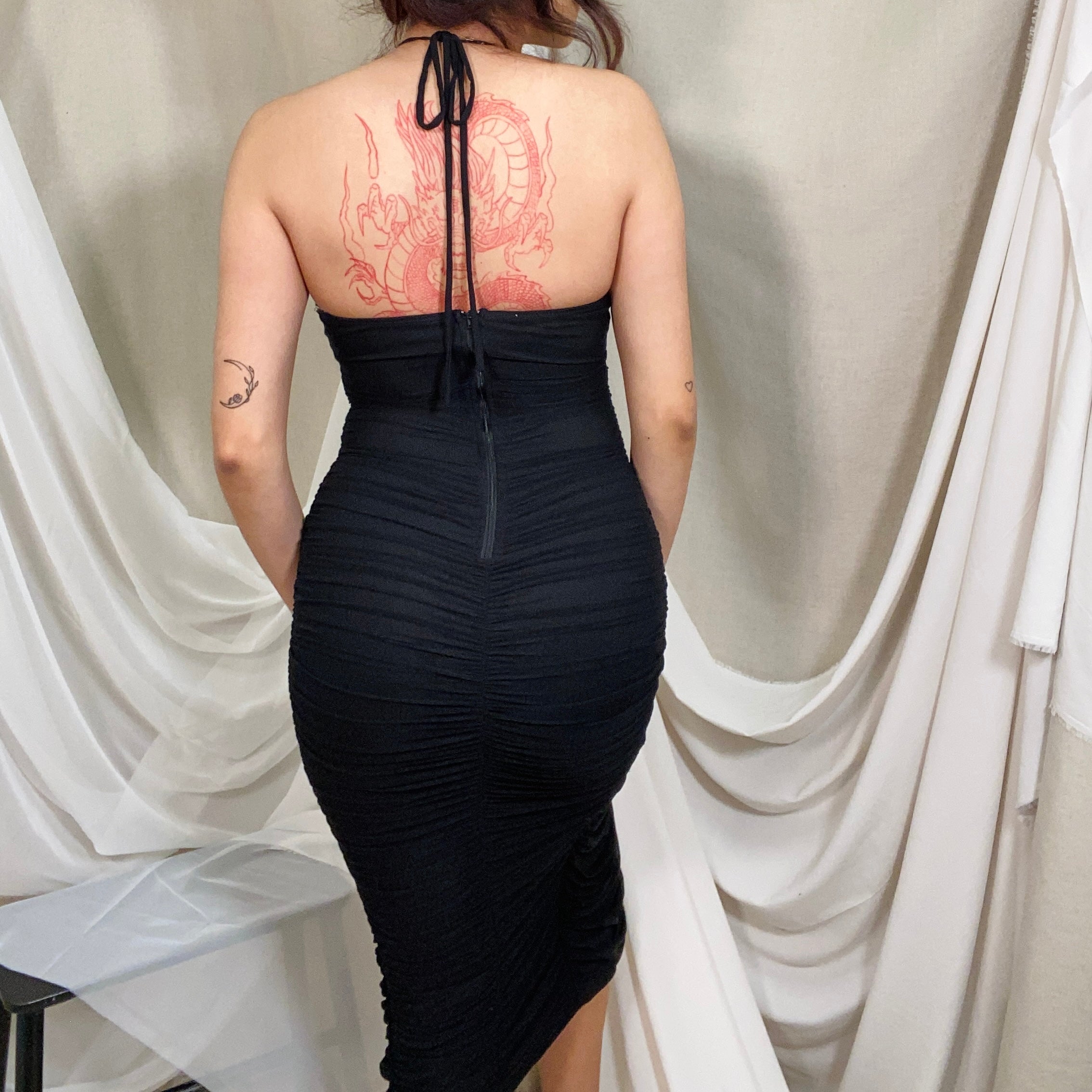 Denis Long Dress (Black)