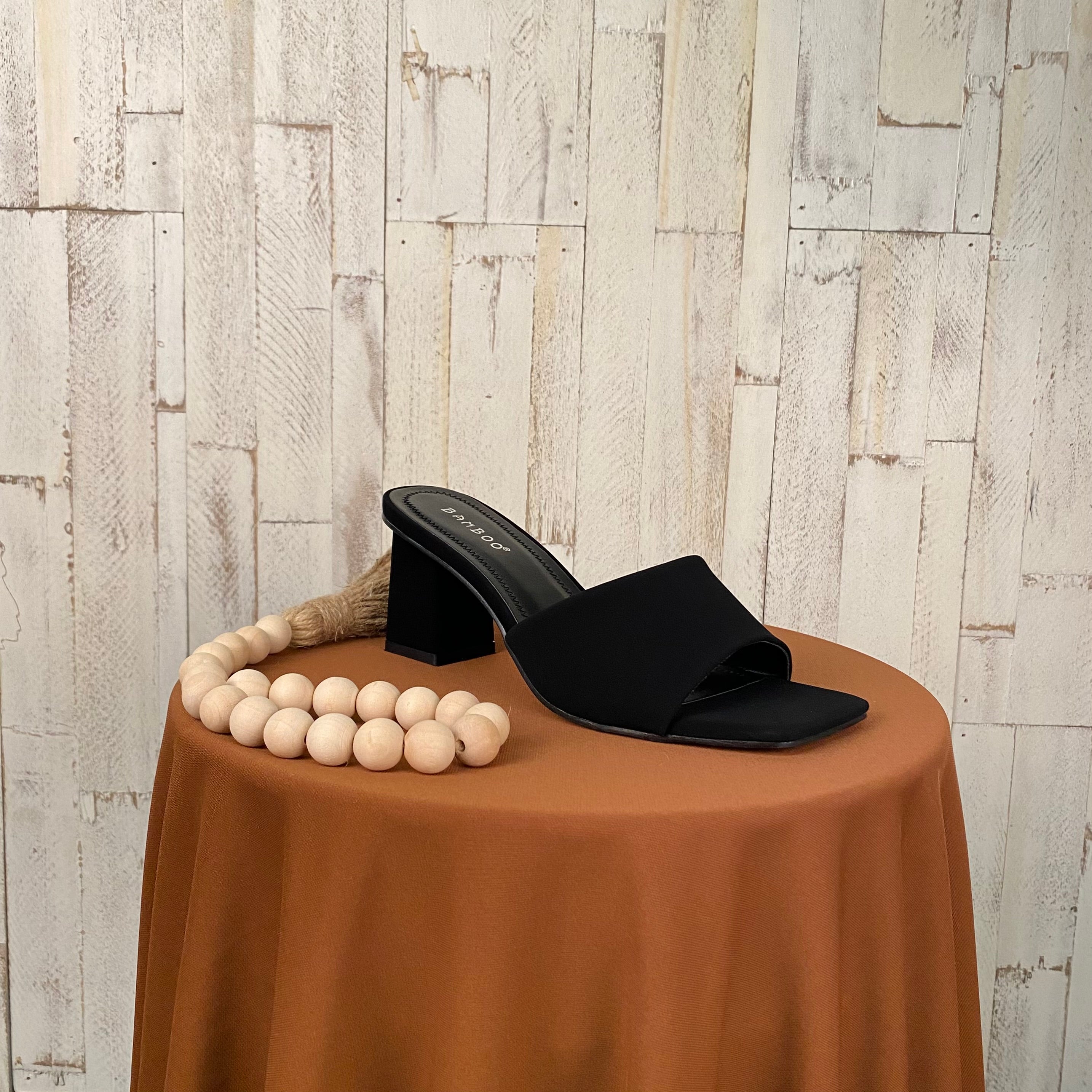 Melissa Heels (Suede BlacK)