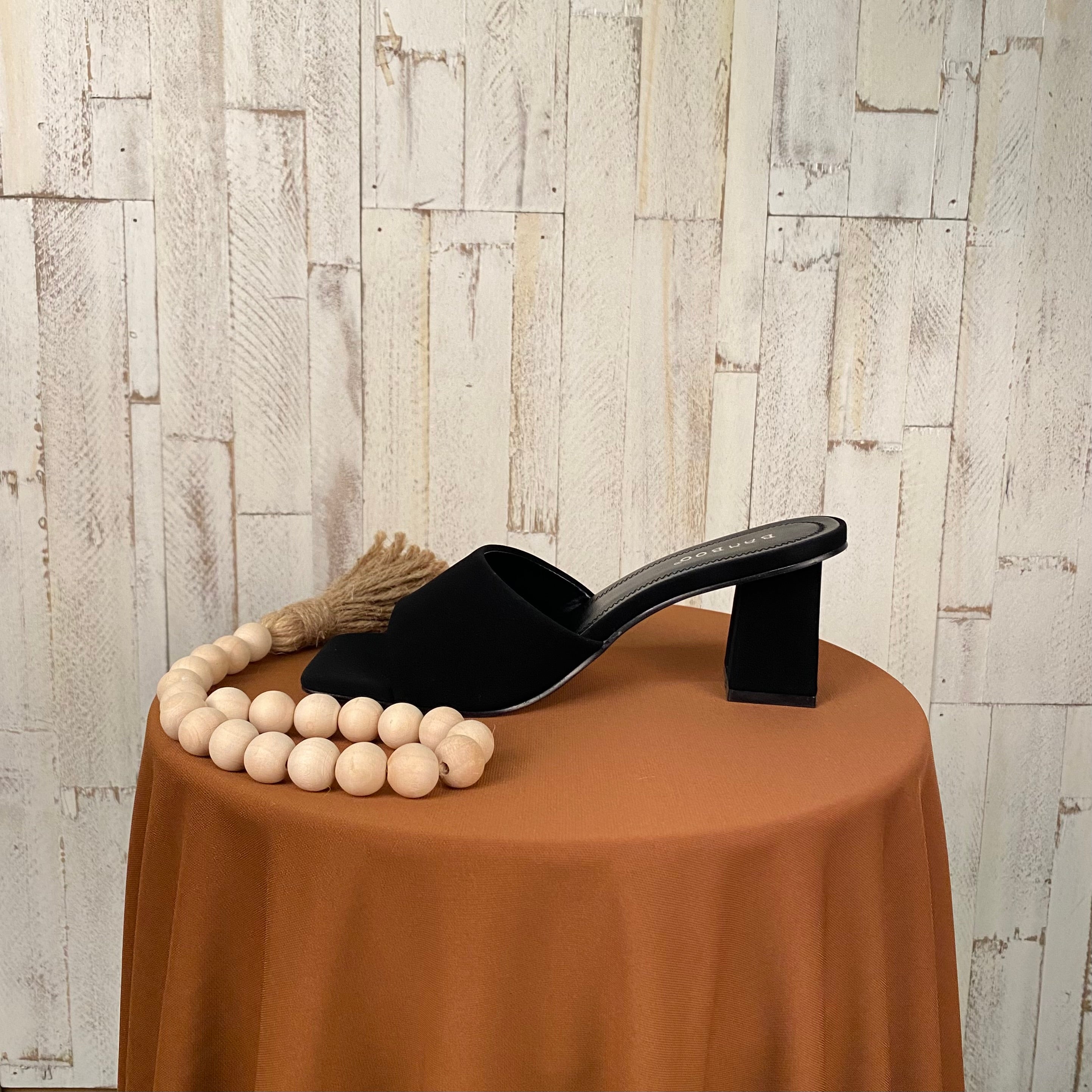 Melissa Heels (Suede BlacK)