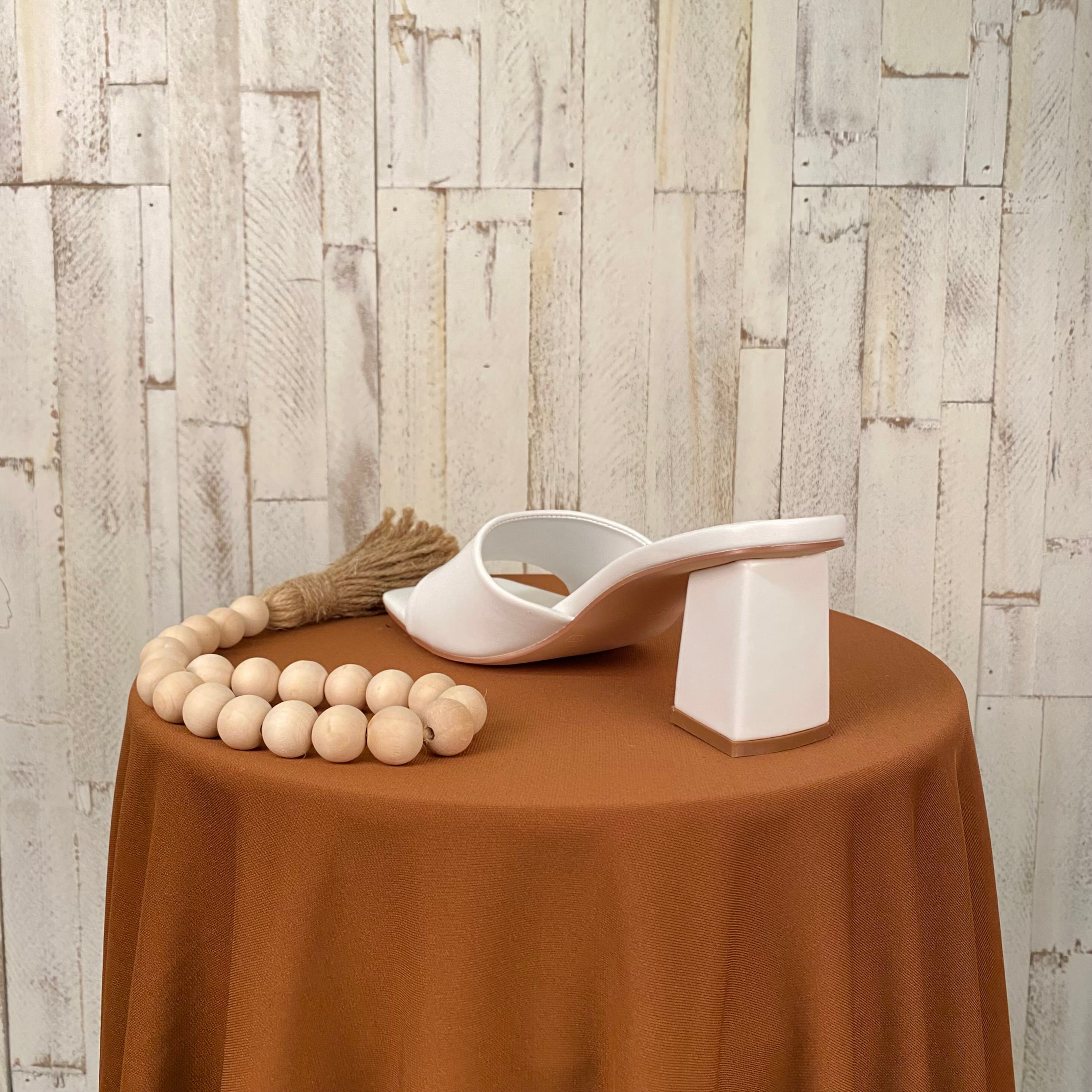 Melissa Heels (White)