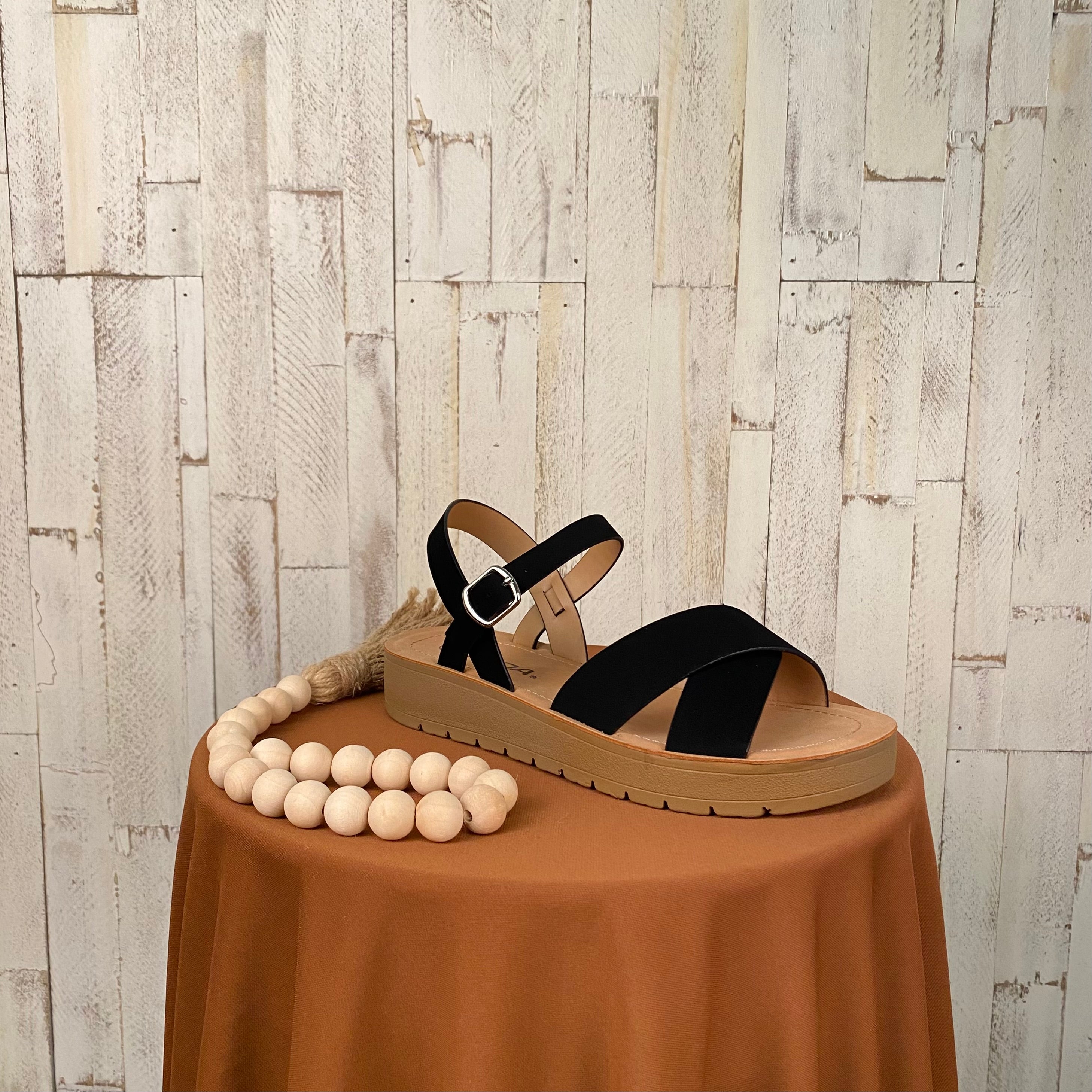 Steve Sandals (Black)