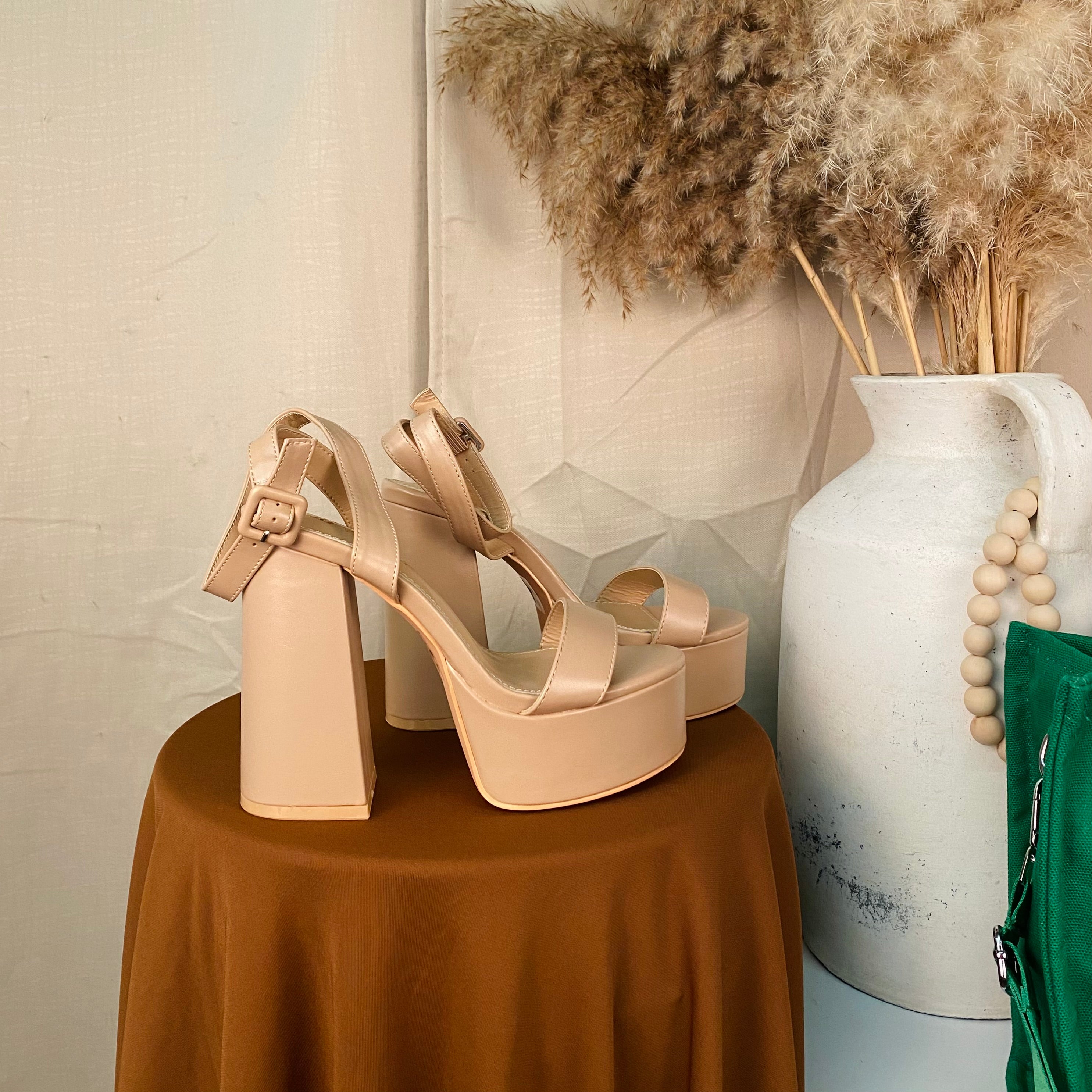 Lizbeth Platform Heels (Nude)