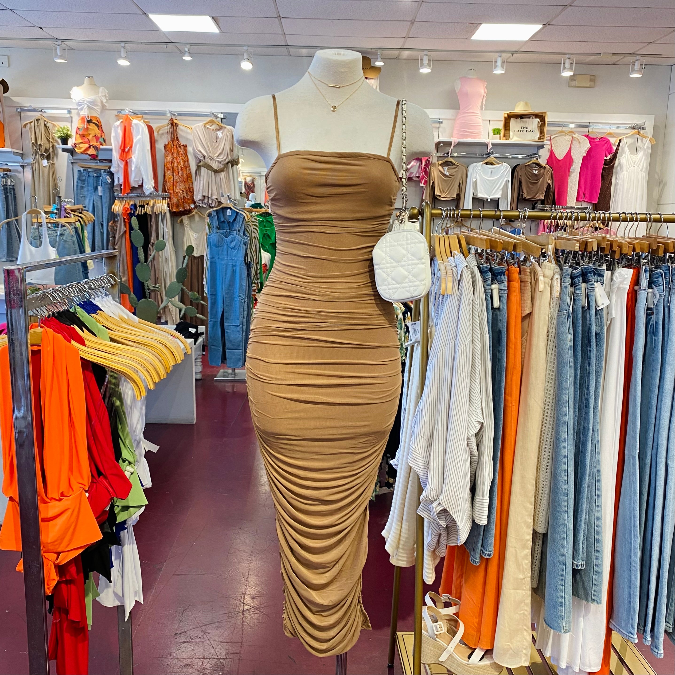 Justin Dress (Mocha)