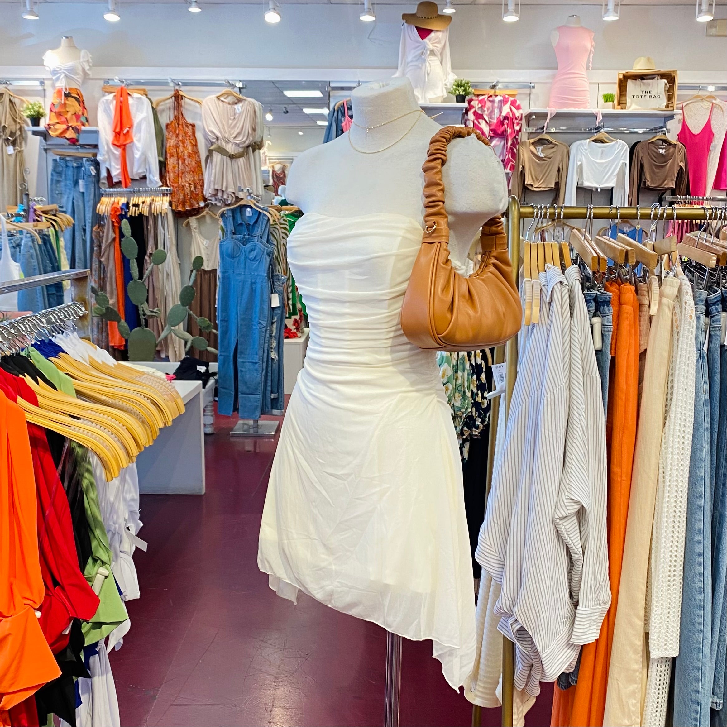 Natalia Corset Dress (Cream)