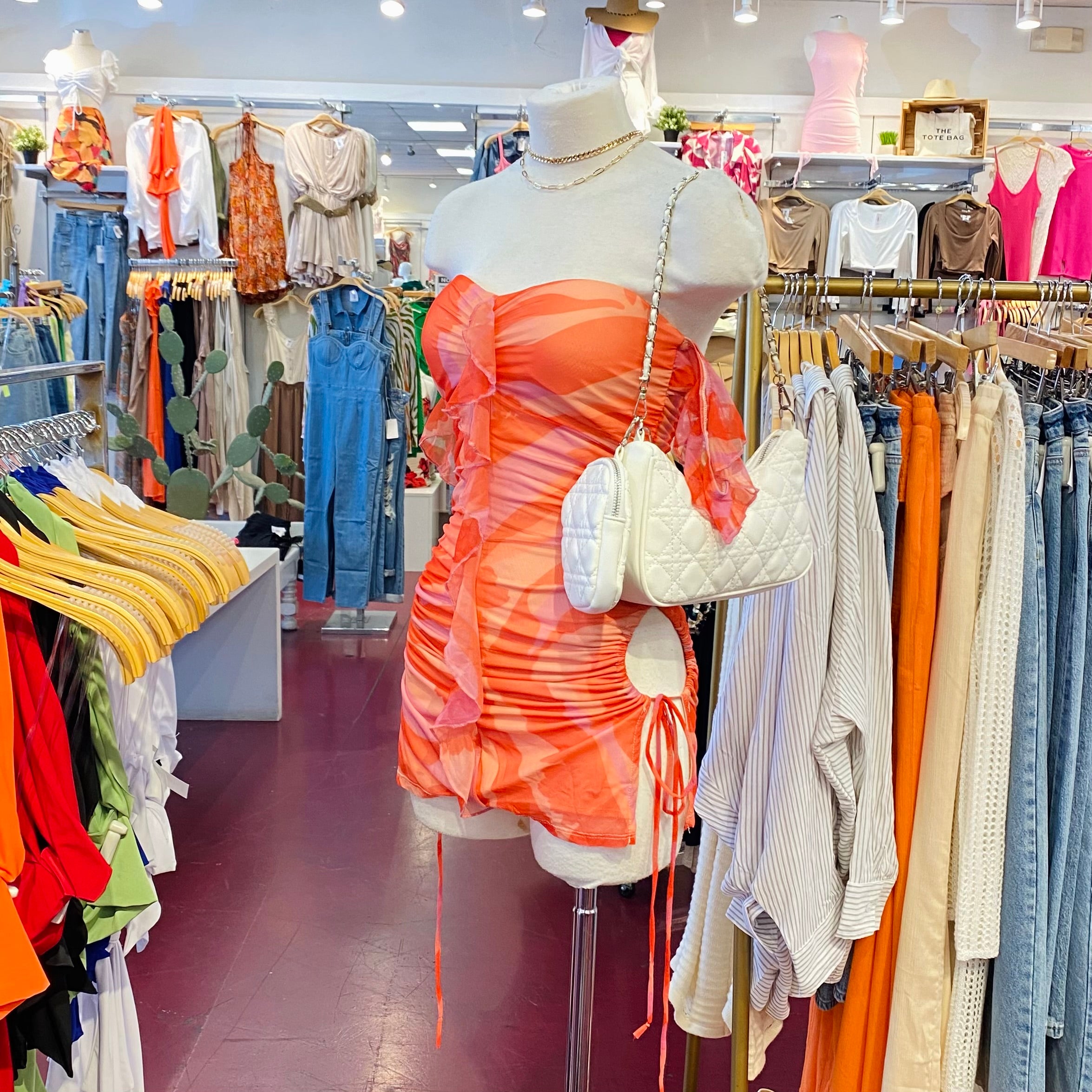 Vanessa Dress (Coral