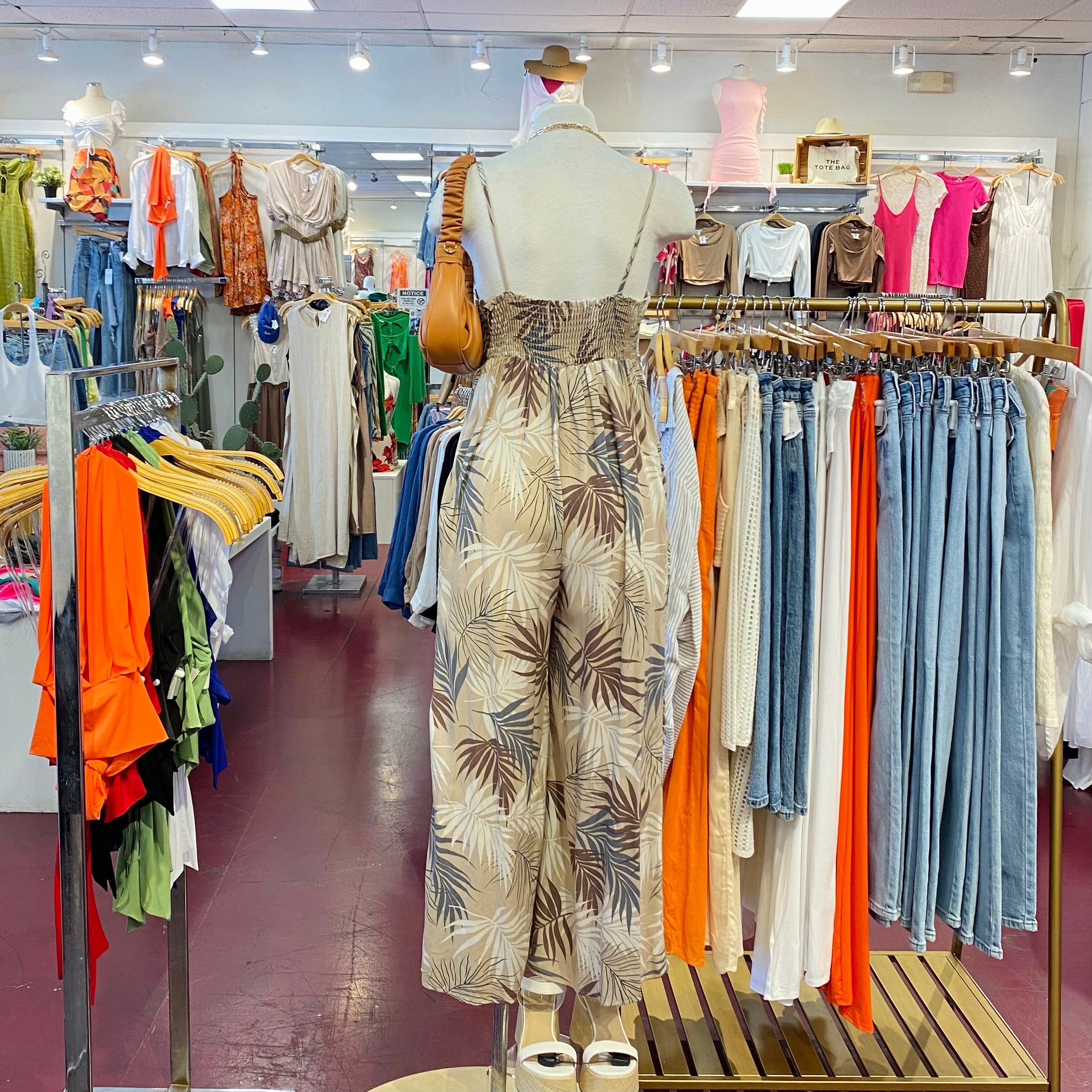Elvia Jumpsuit (Taupe)