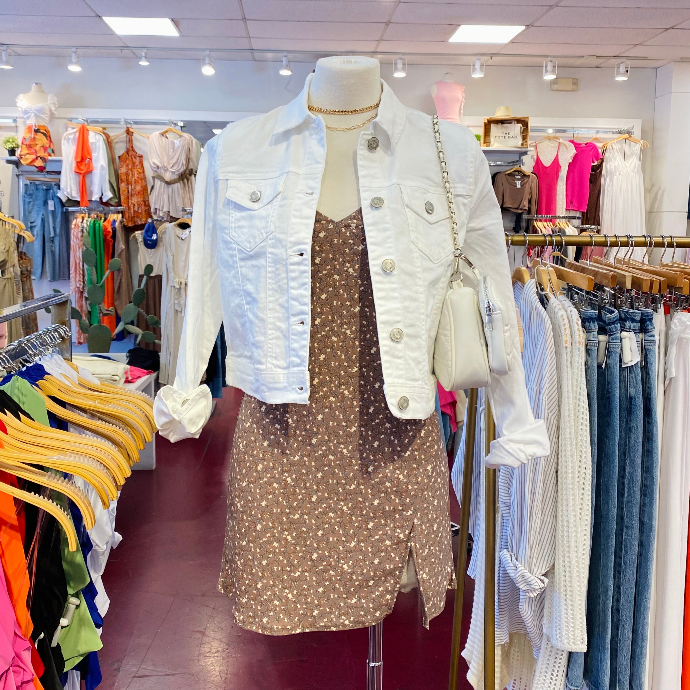 Weston Denim Jacket (White)