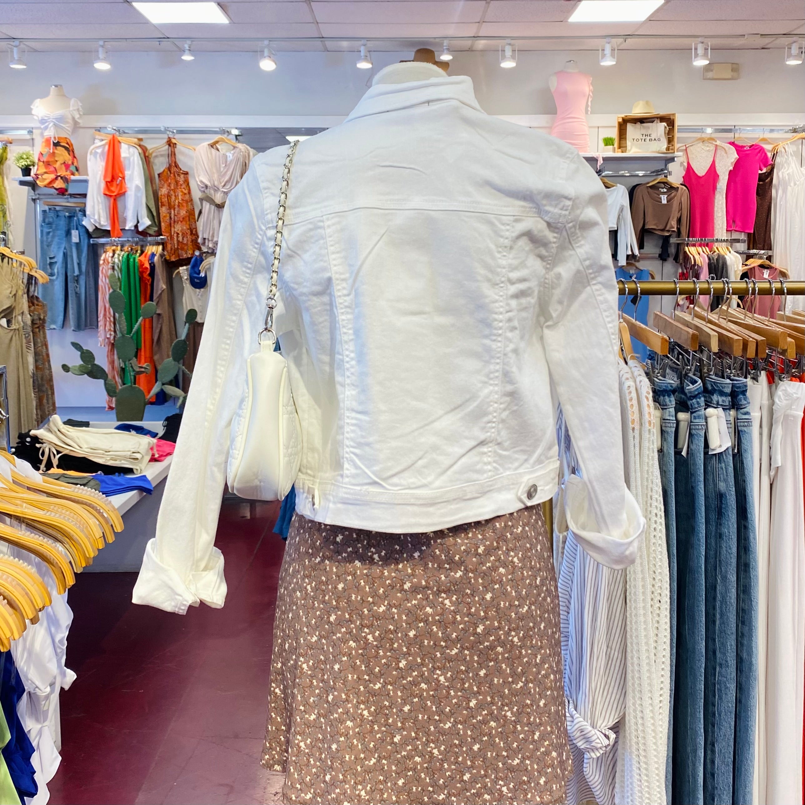 Weston Denim Jacket (White)