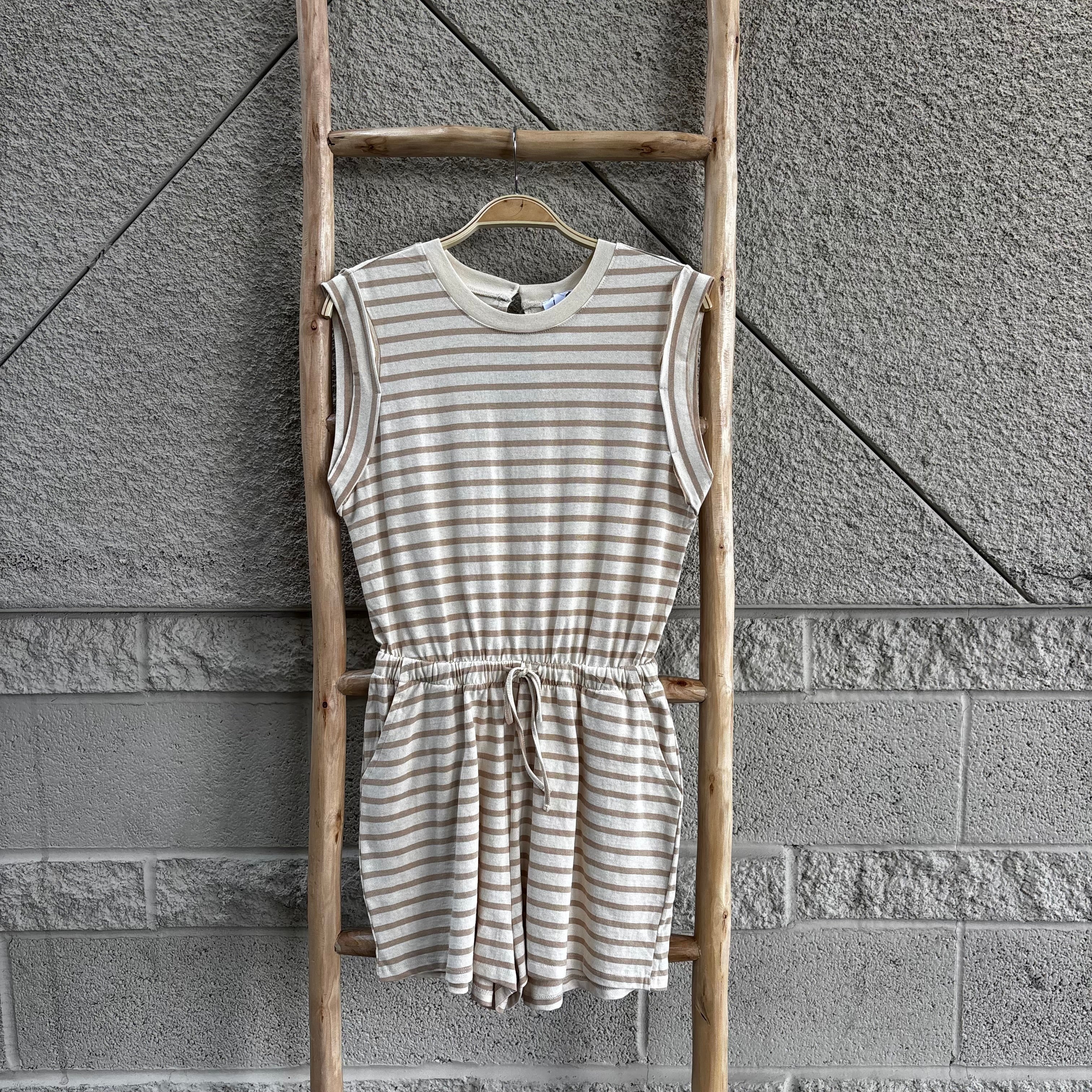Chelsea Romper (Taupe)