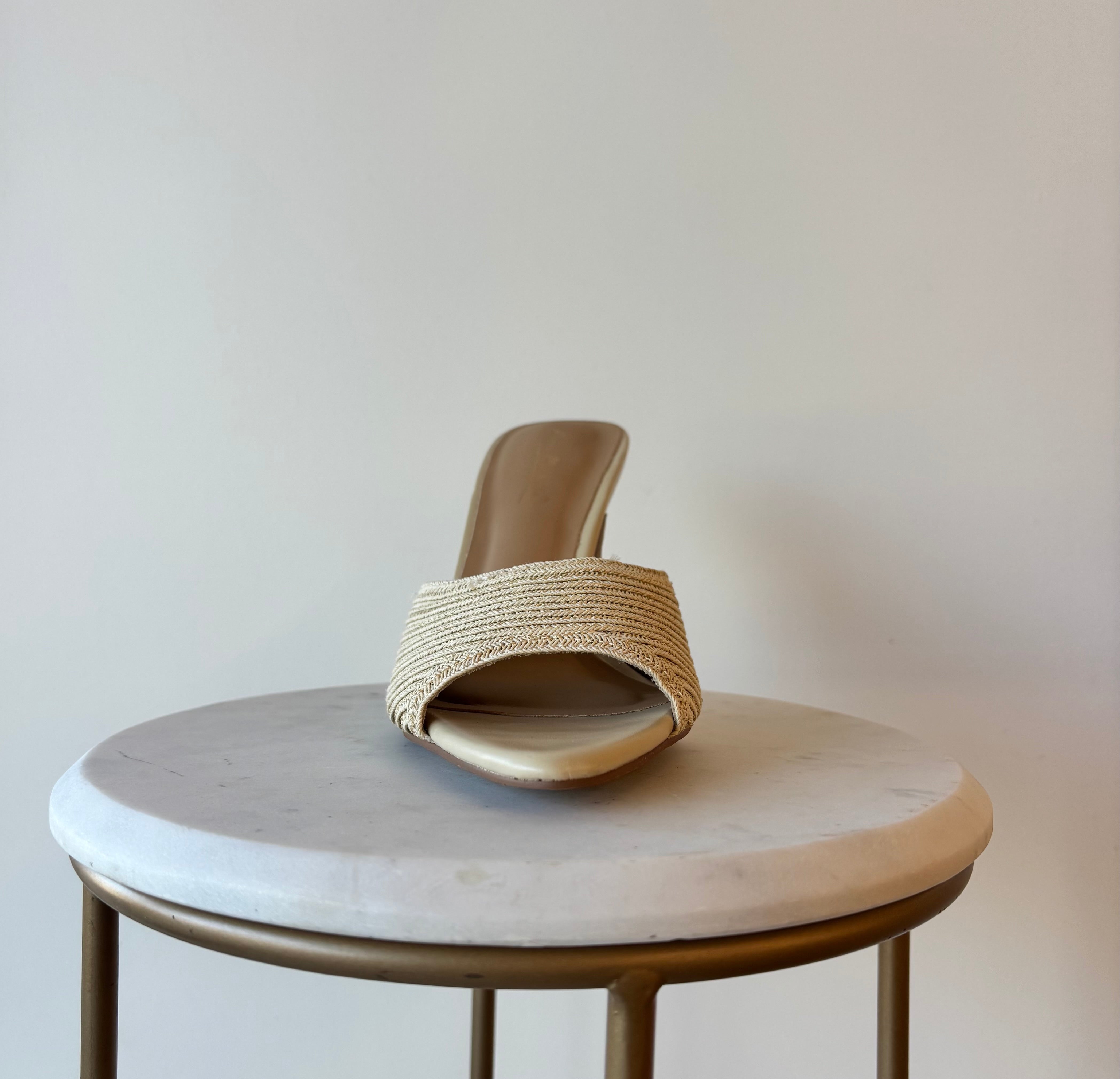 Zoe Heels (Bone)