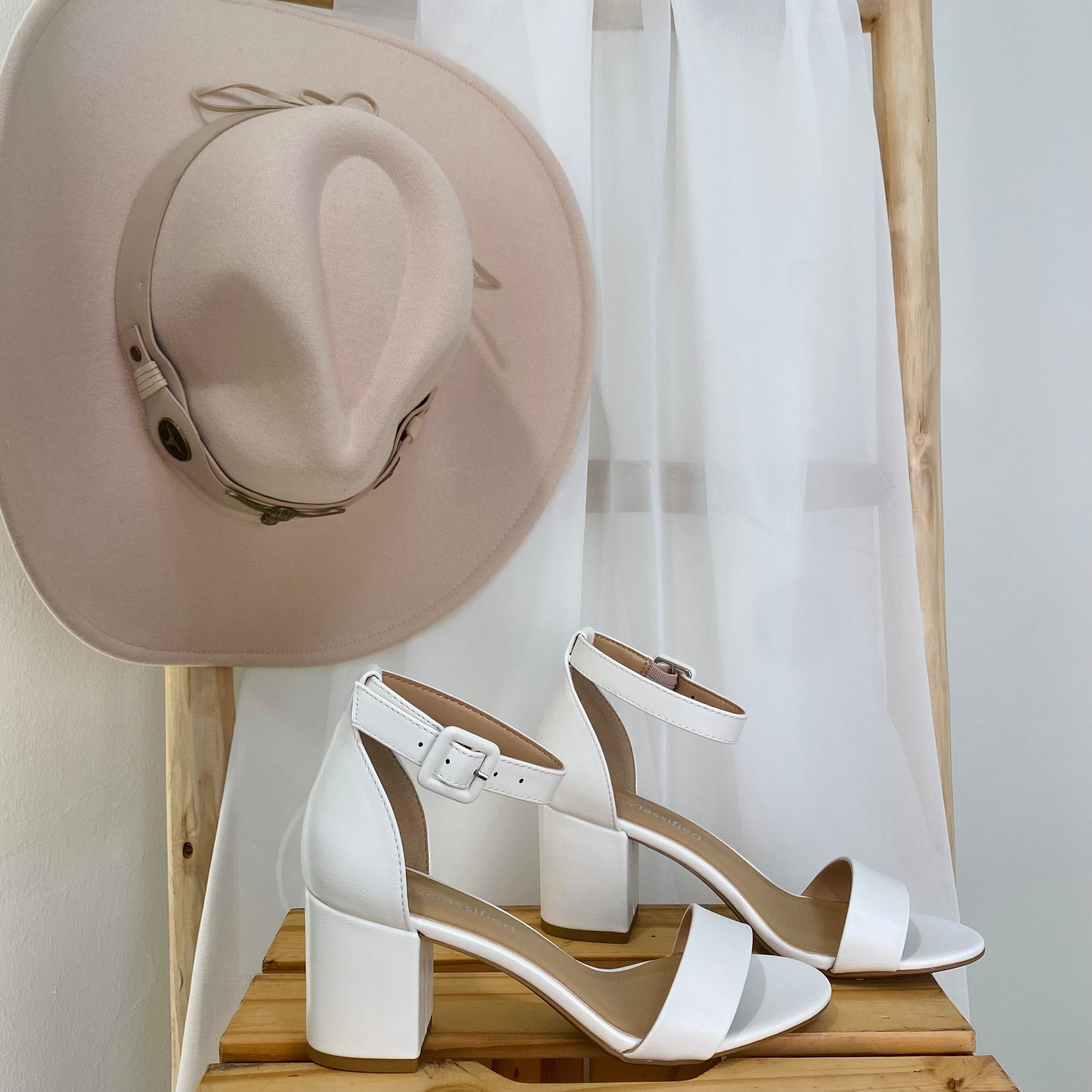 Beatrix Heels (White)