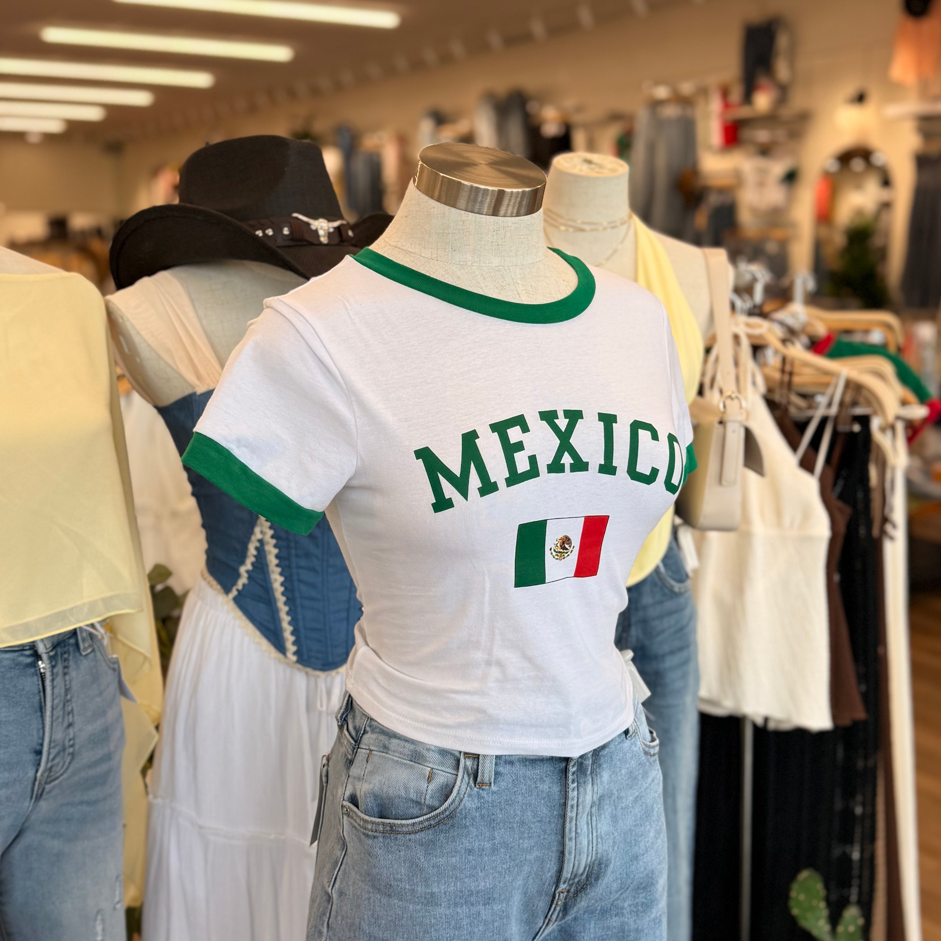 Mexico Top (White)