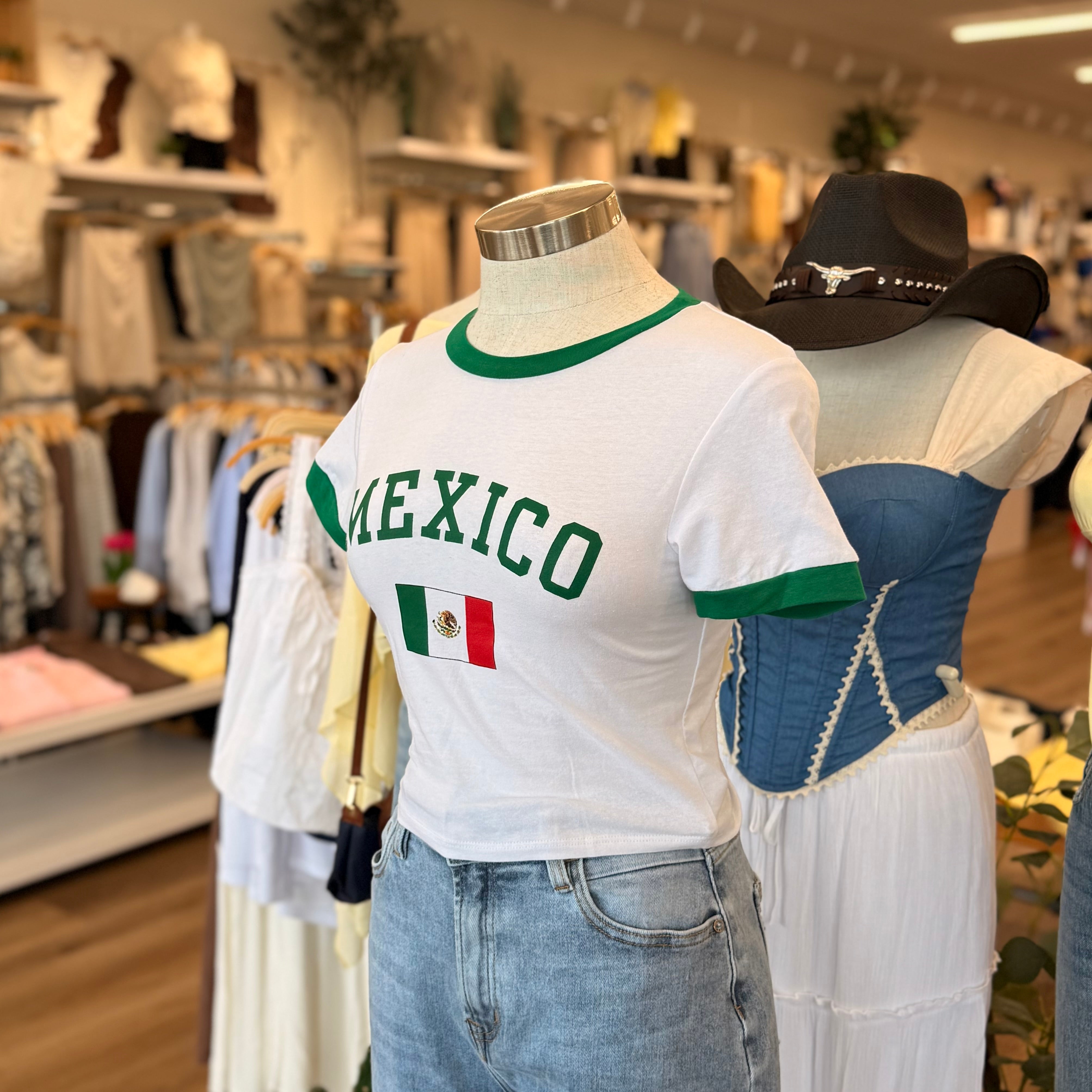 Mexico Top (White)