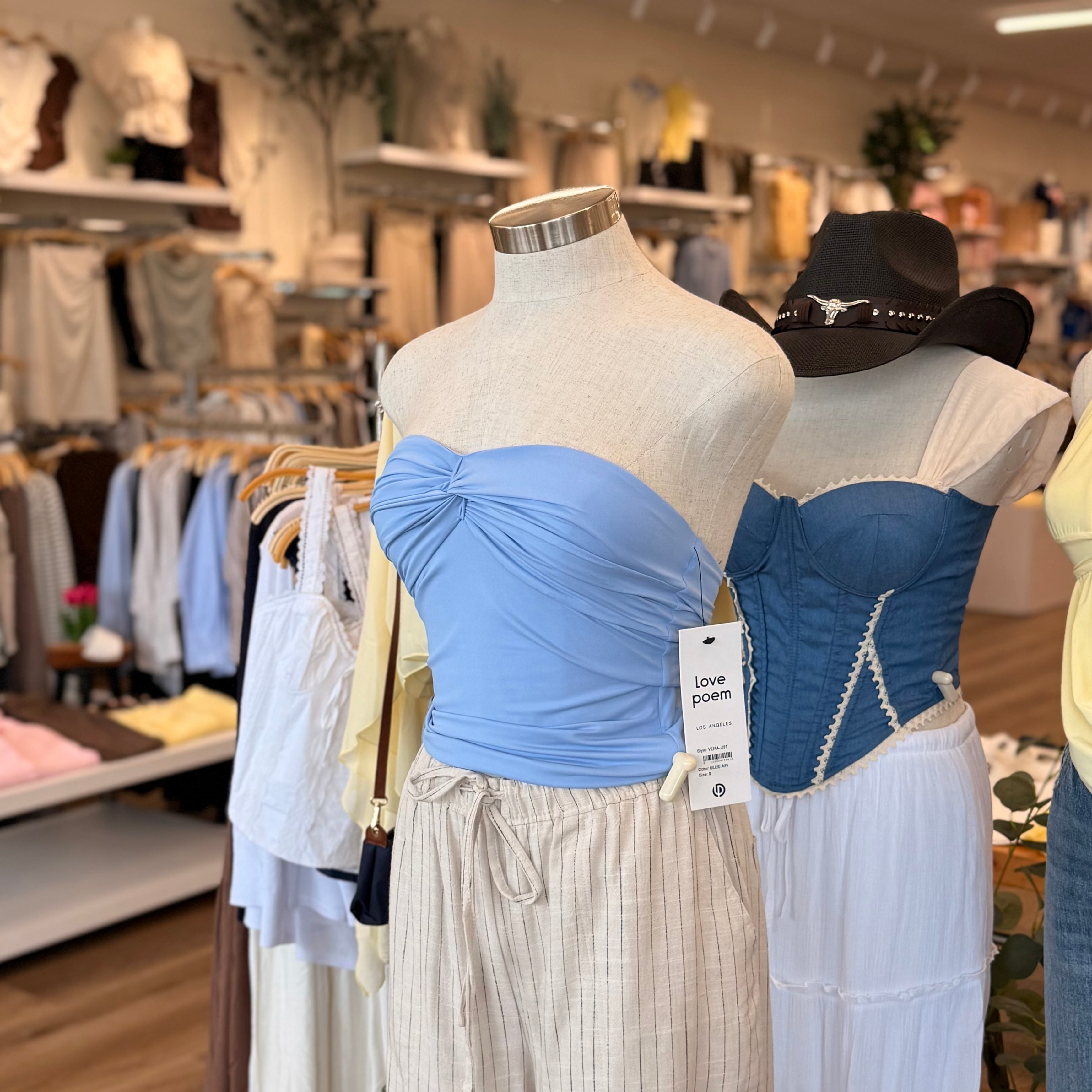 Jenny Tube Top (Blue)