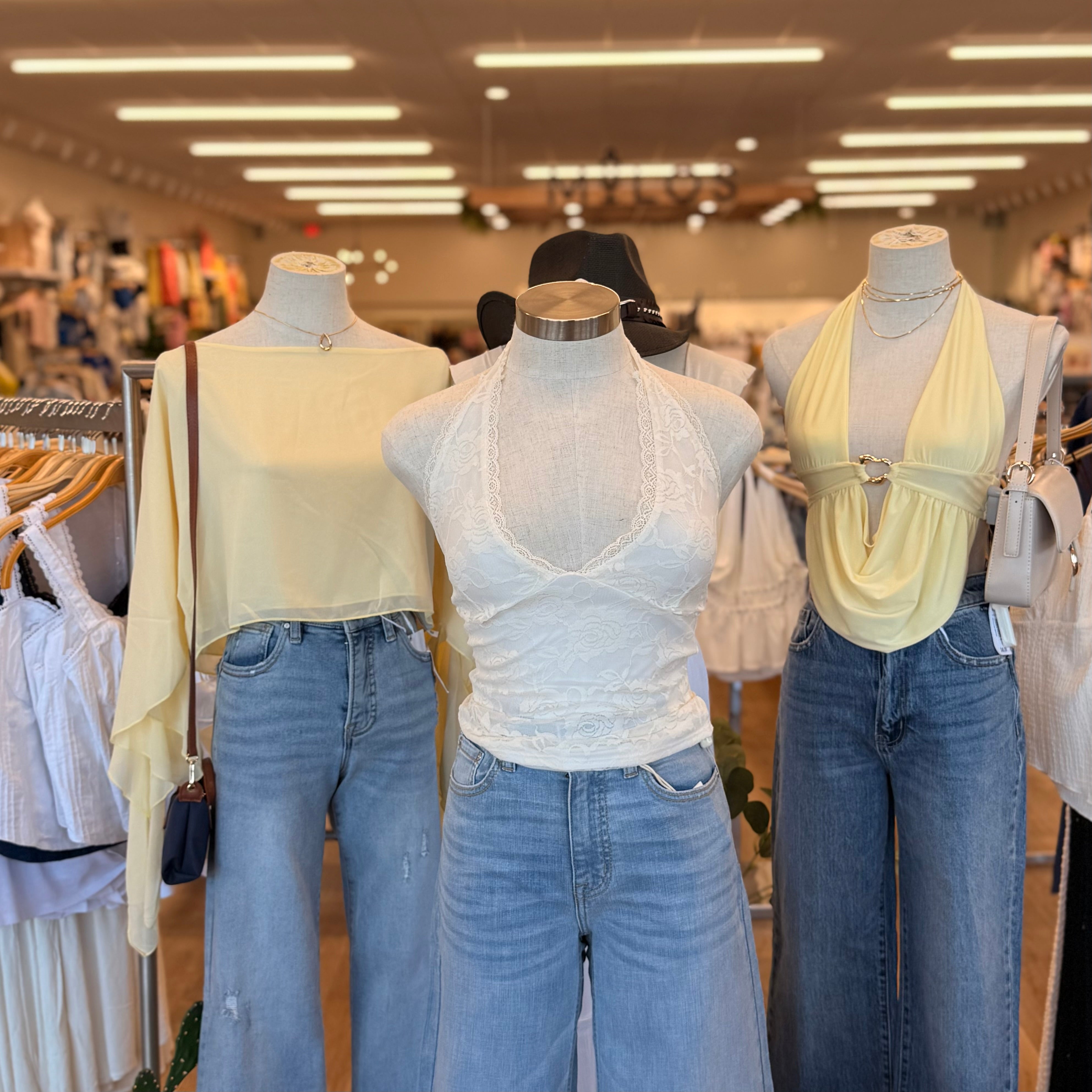 Emma Halter Top (White)