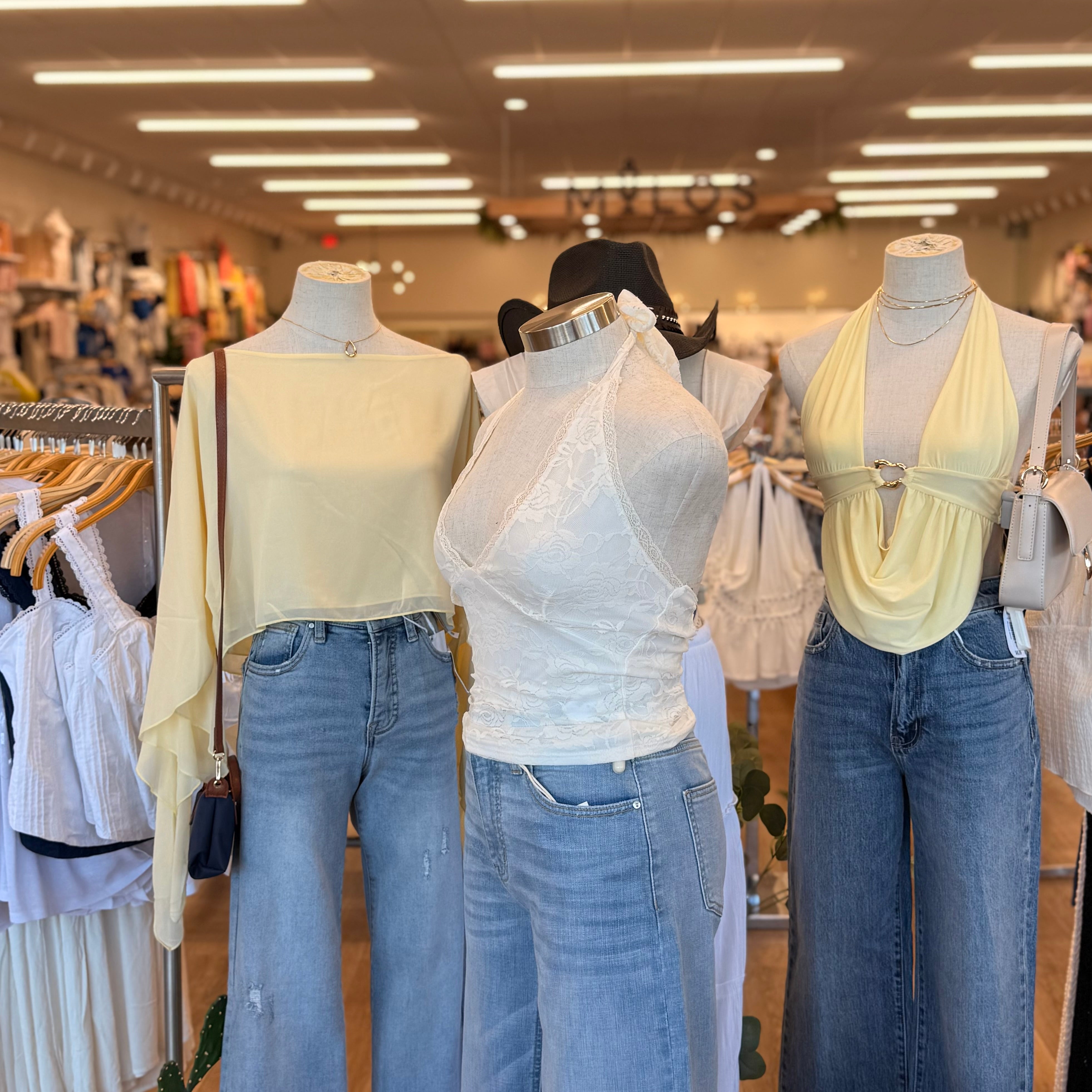 Emma Halter Top (White)