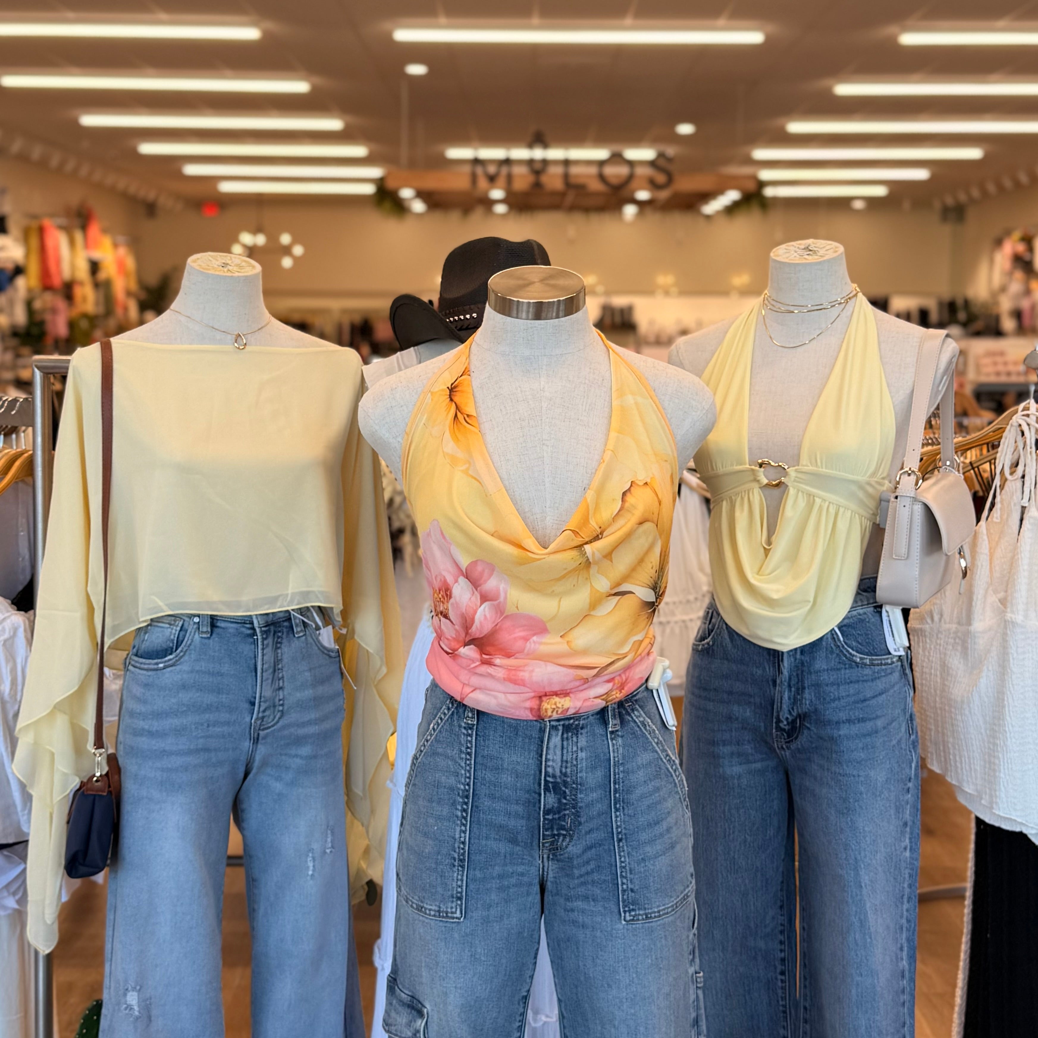 Chelsea Floral Top (Yellow)