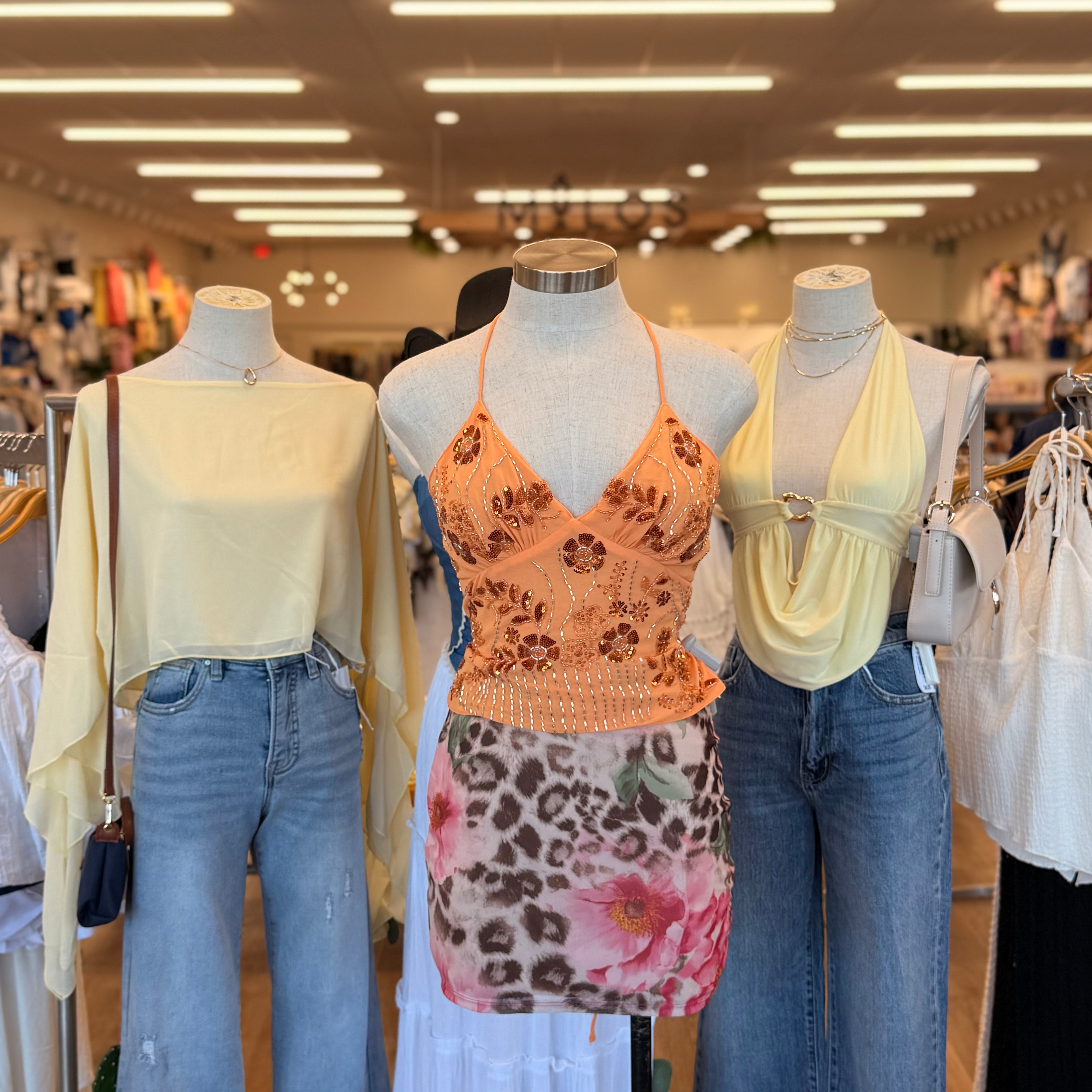 Stacey Sequence Top (Orange)
