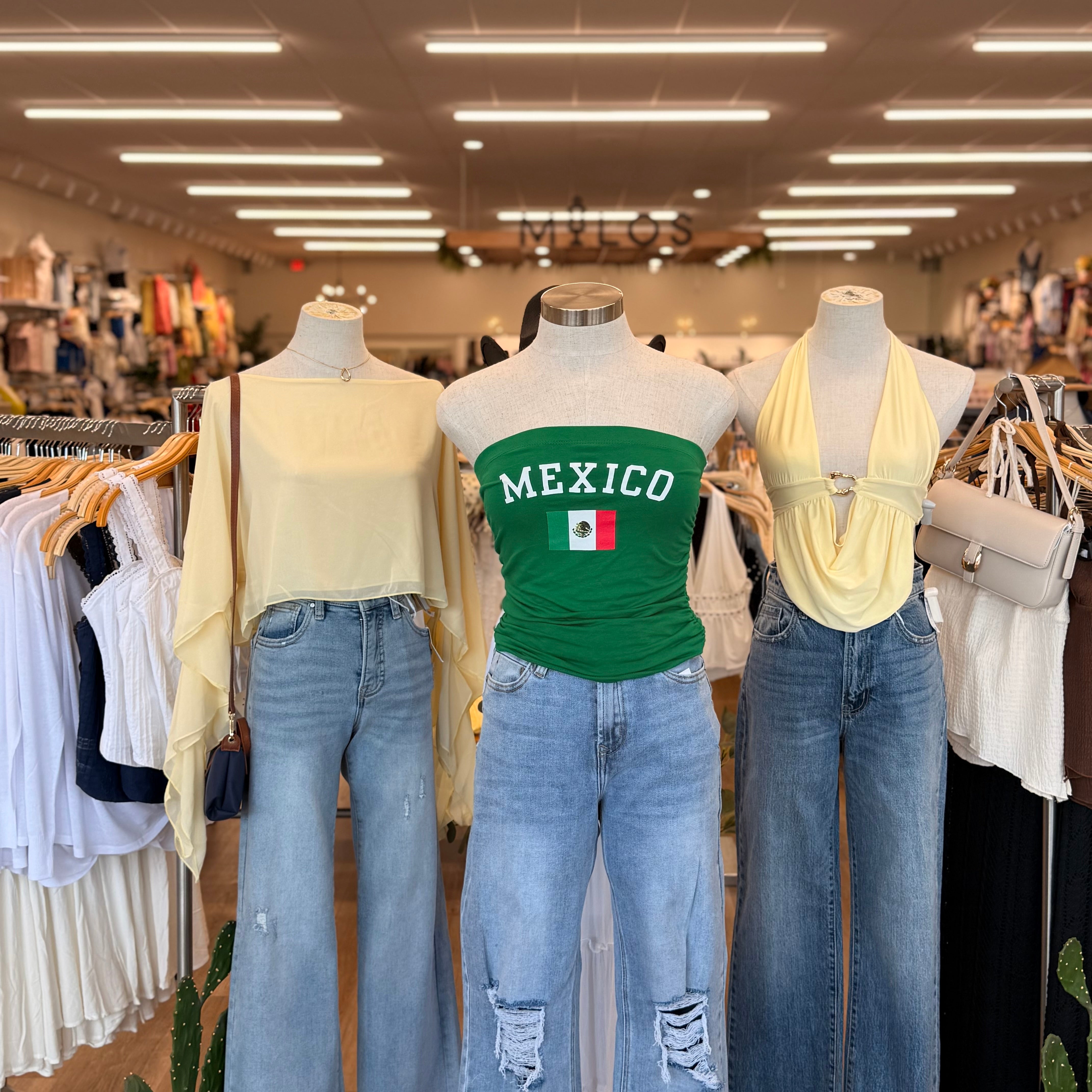 Mexico Tube Top (Green)