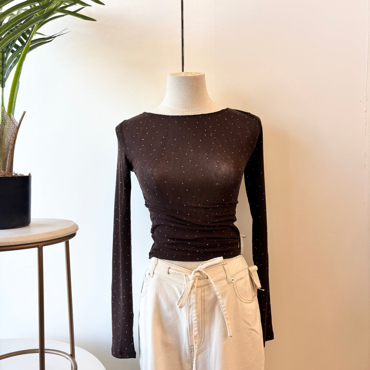 Anastasia Top (D Brown)