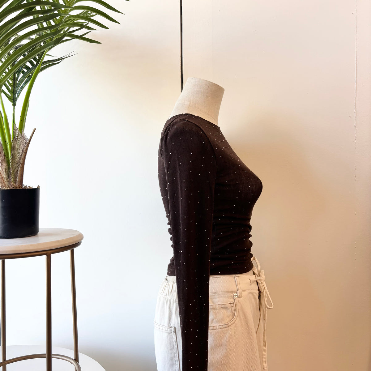 Anastasia Top (D Brown)