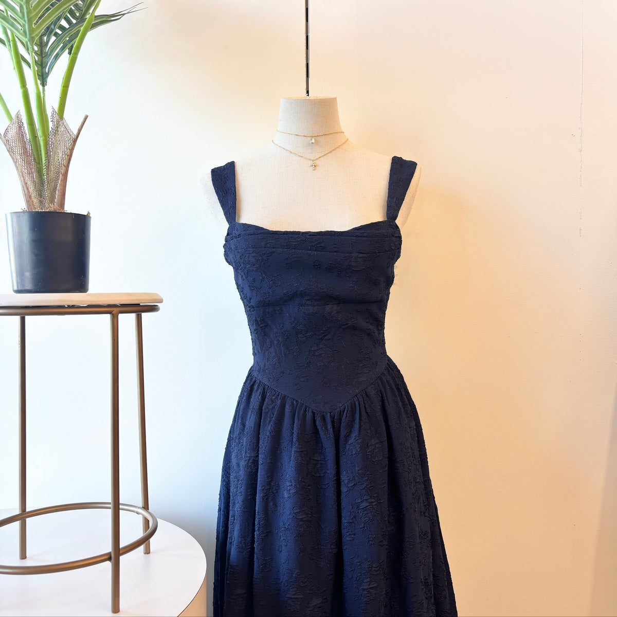 Charlotte Dress (Navy)