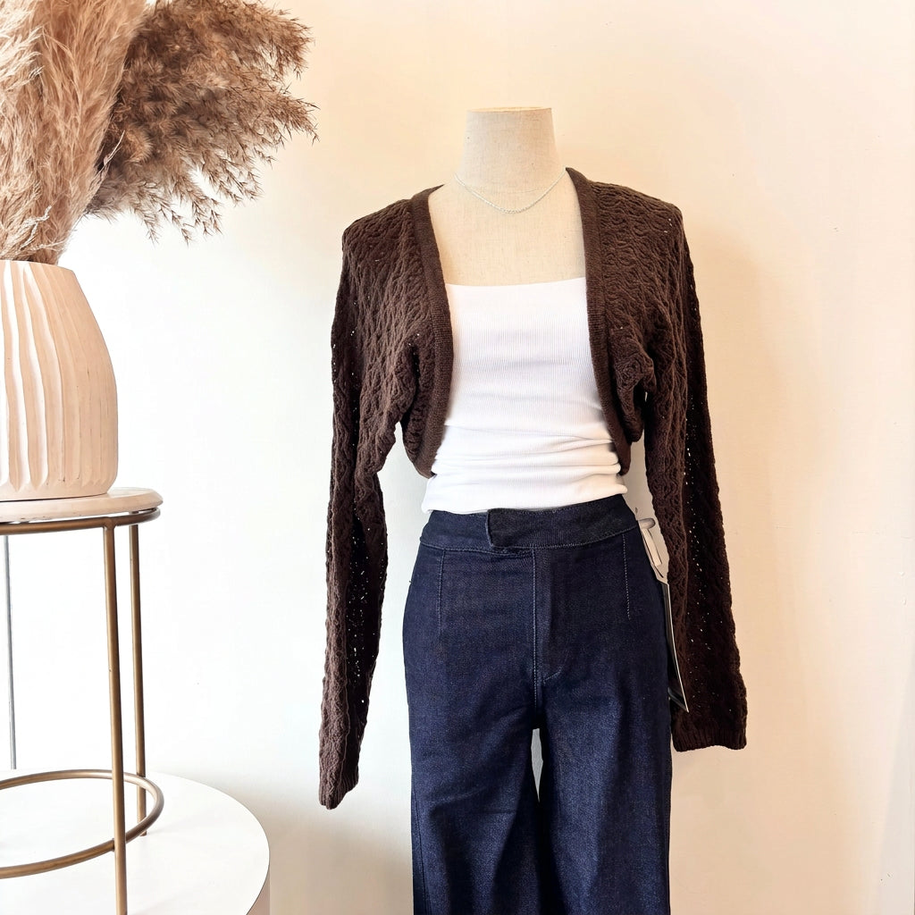 Kelli Cardigan (Brown)