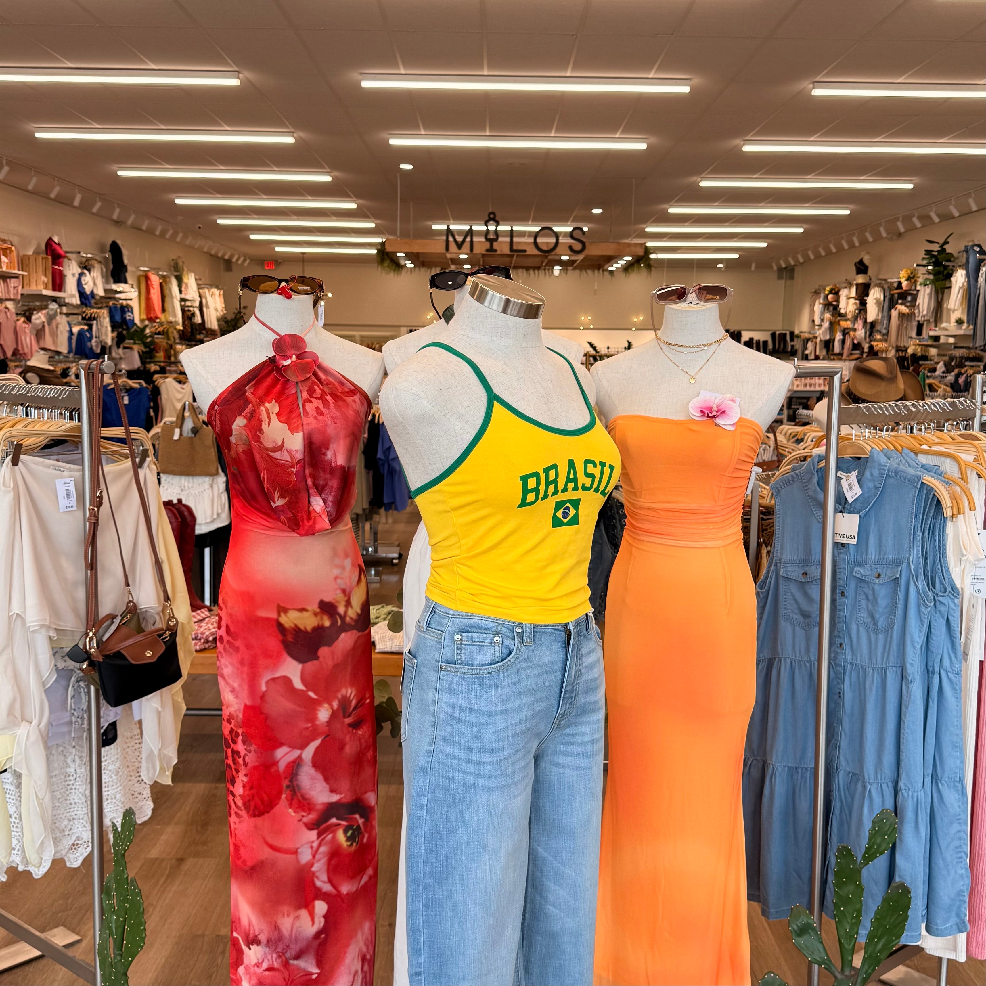Brasil Tank Top (Yellow)