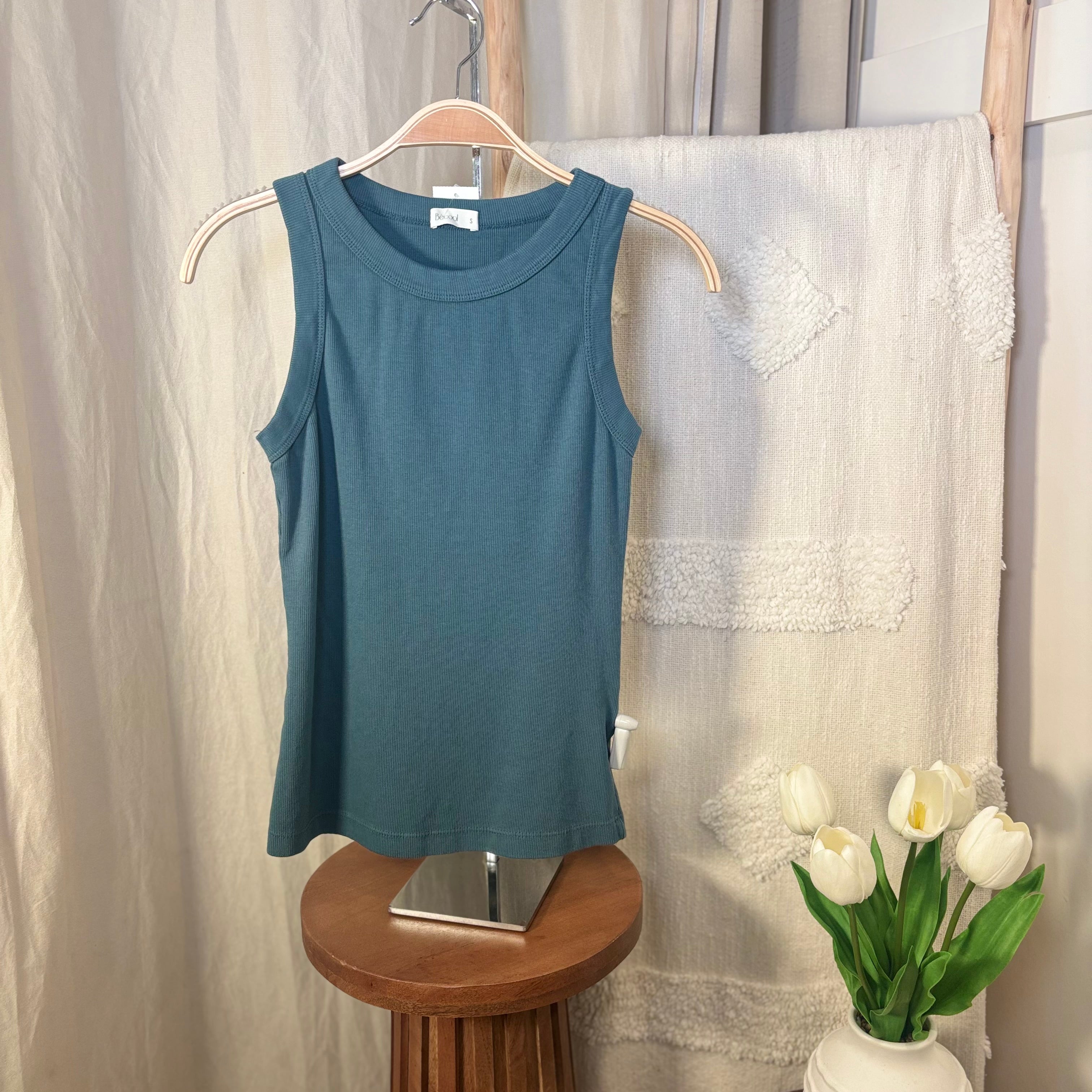 Camilla Tank top (Dark Teal)