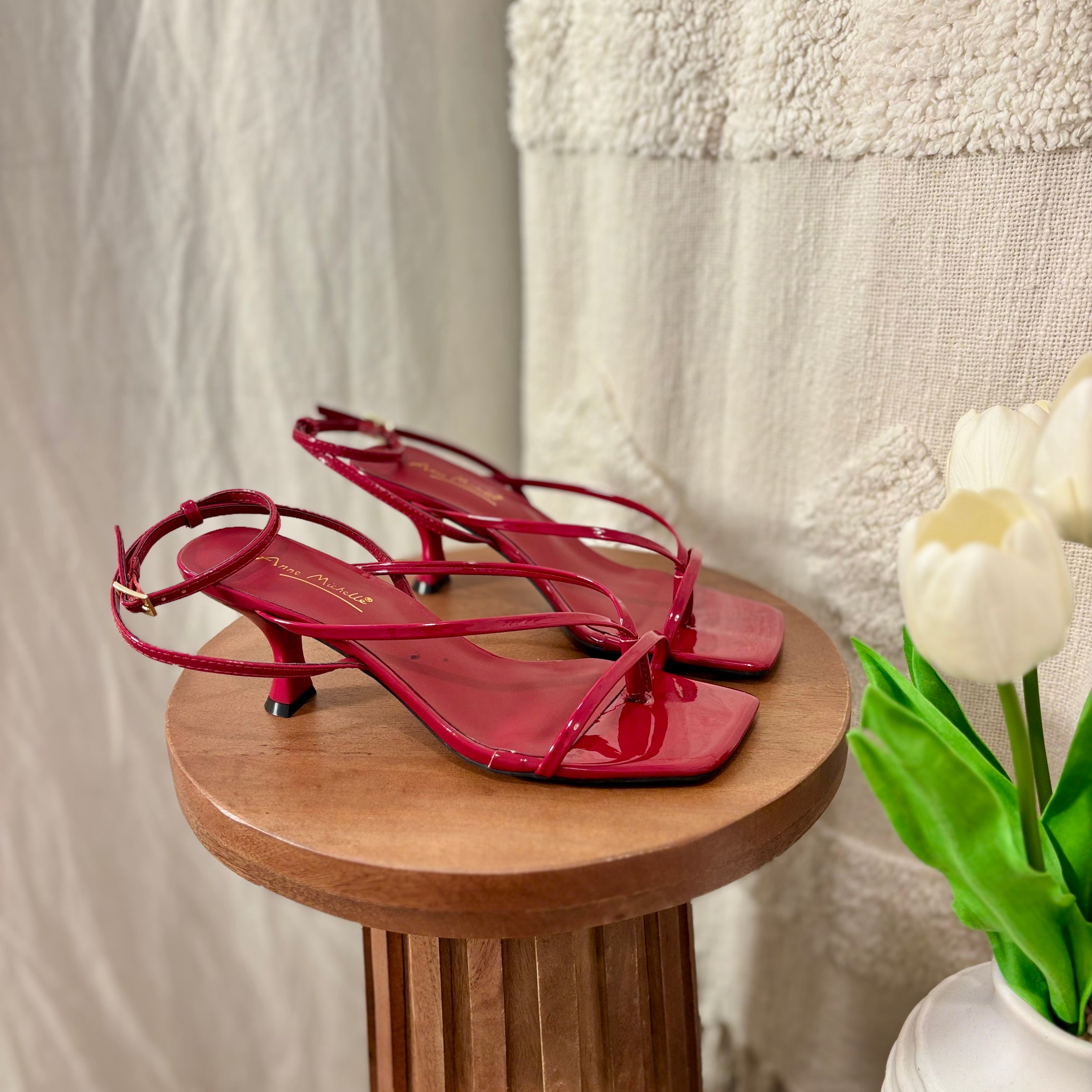 Cassandra Heels (Cherry)