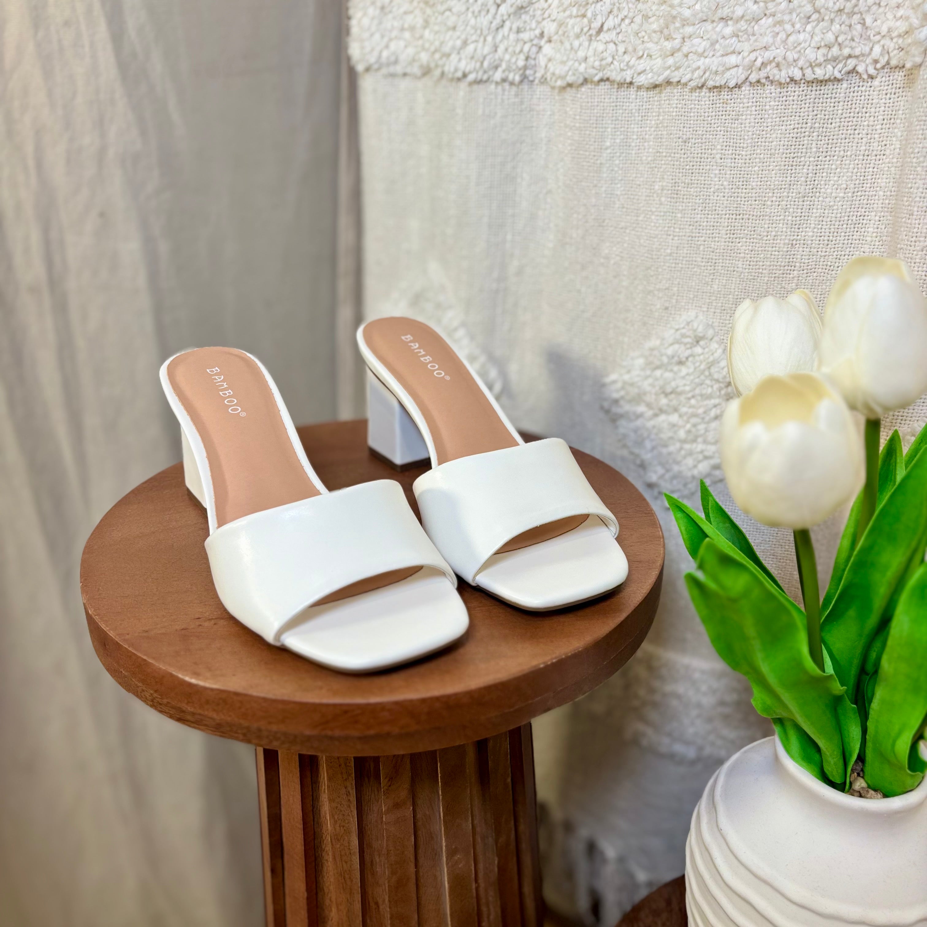 Rebecca Heels (White)