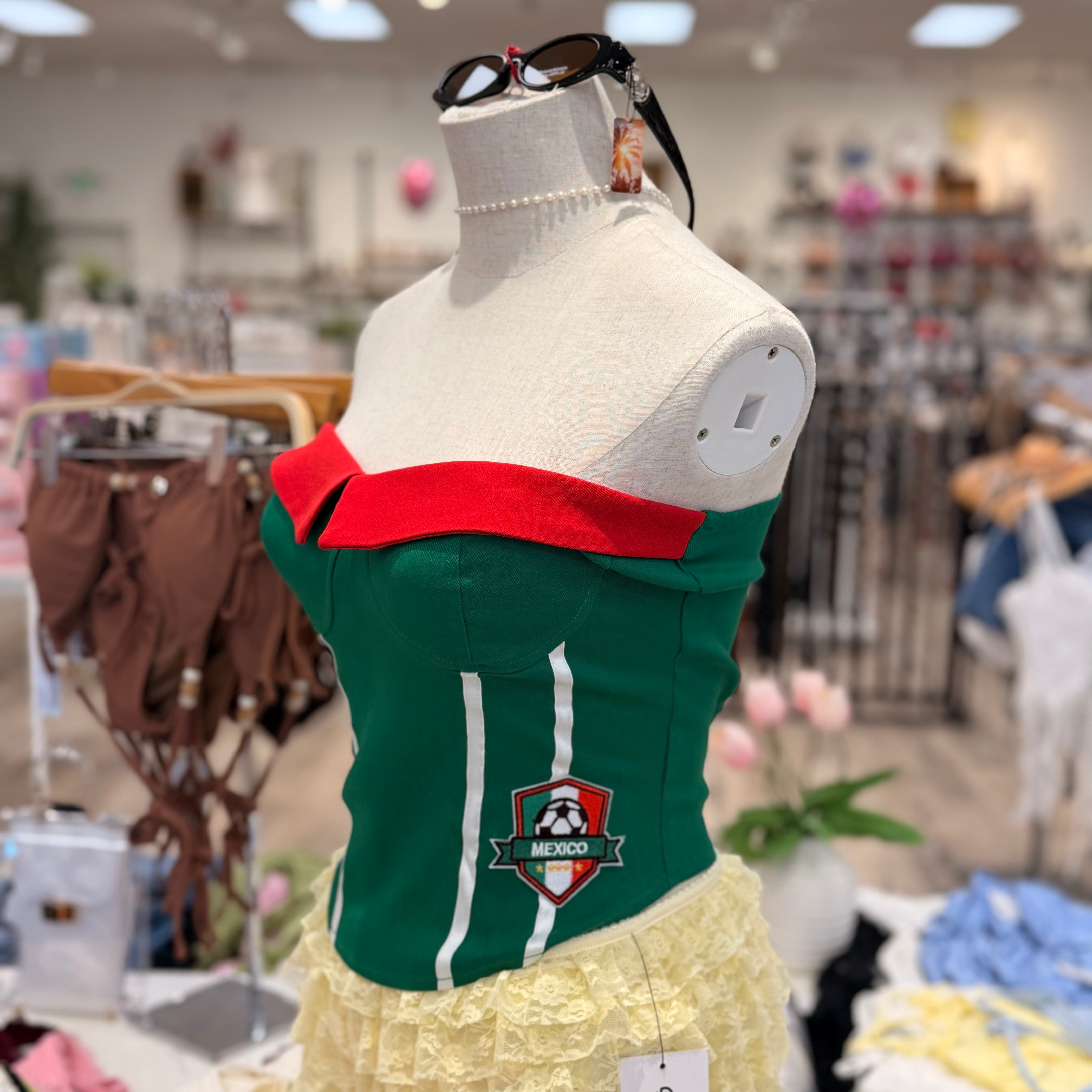 Mexico Tube Top (Green)