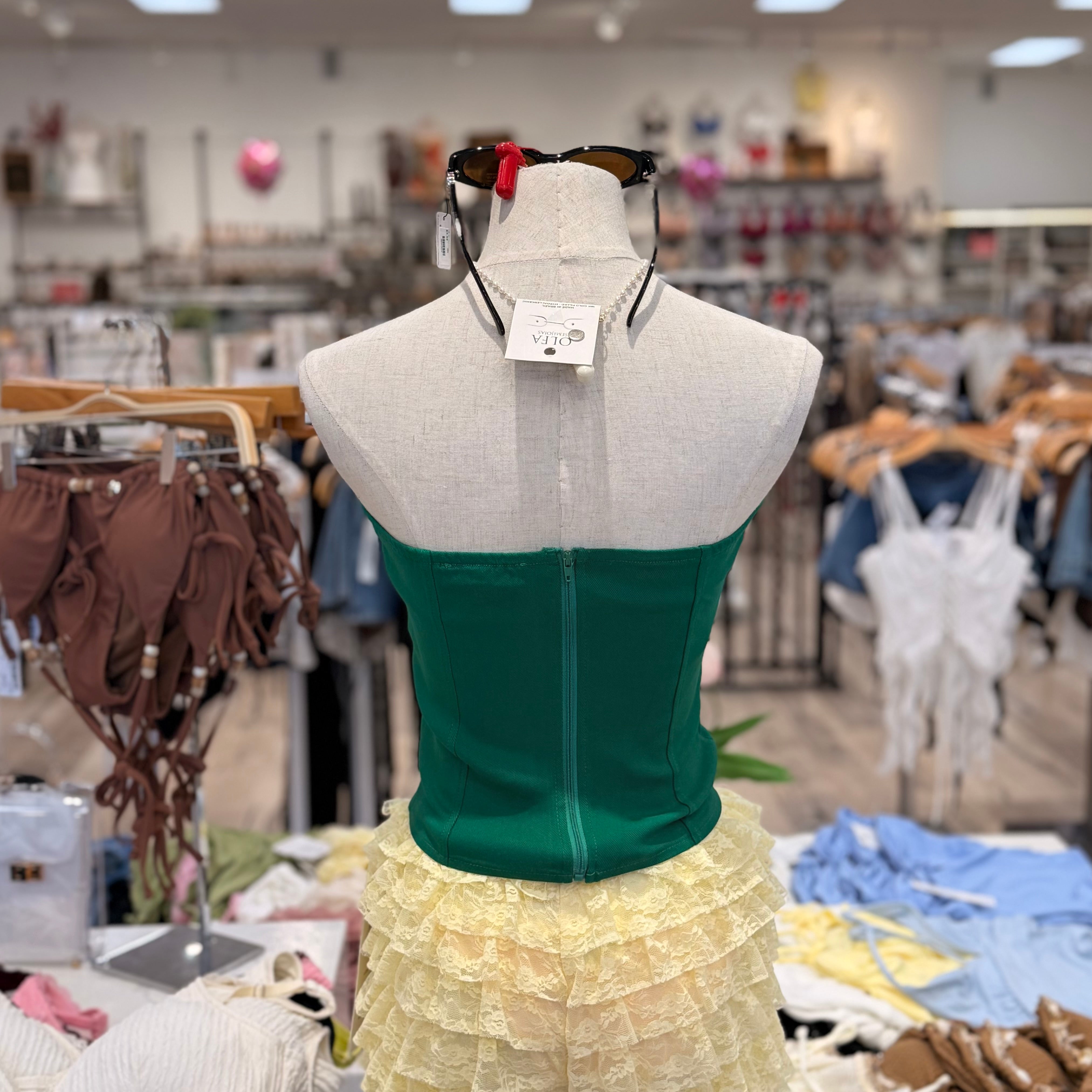 Mexico Tube Top (Green)