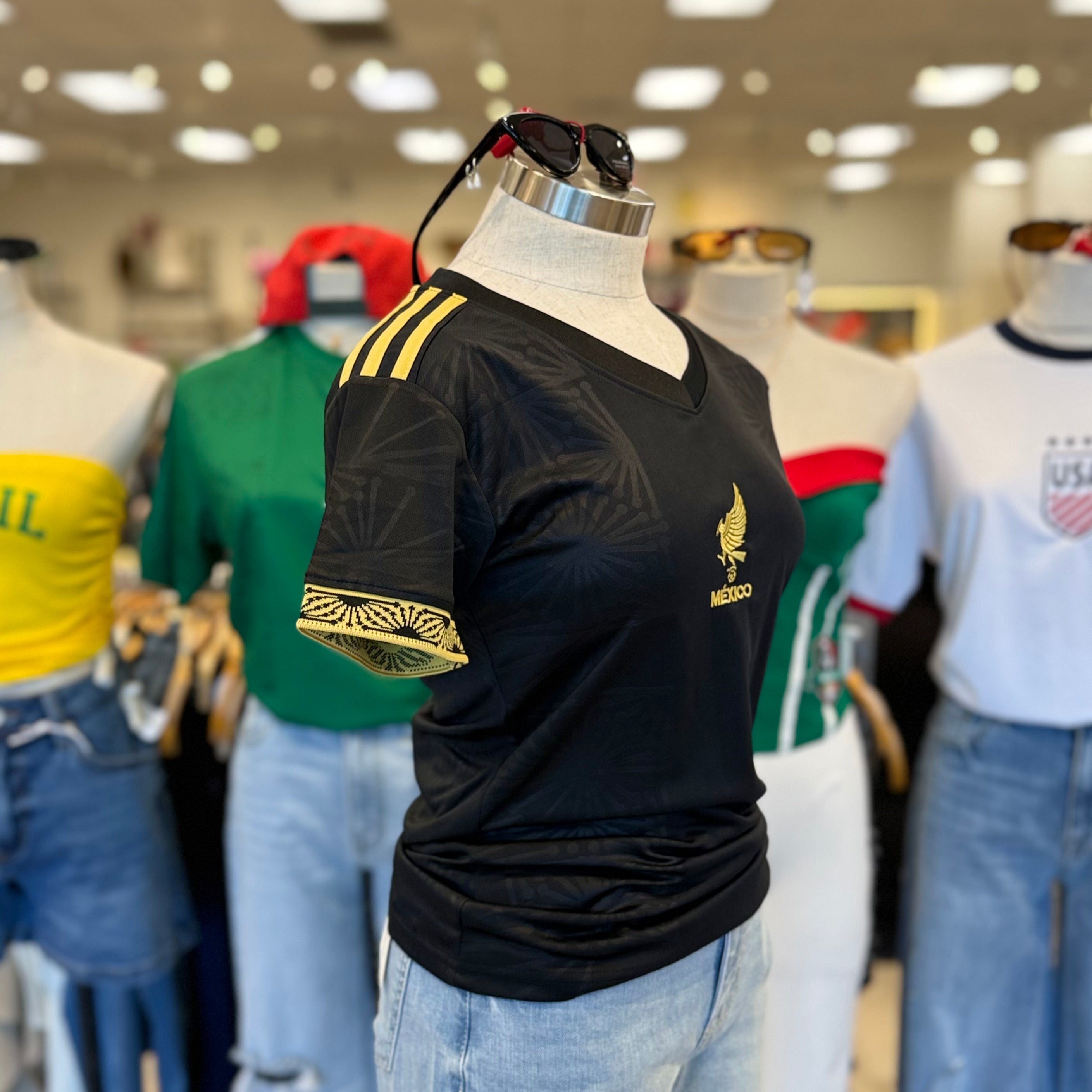 Mexico Fitted Jersey (Black)