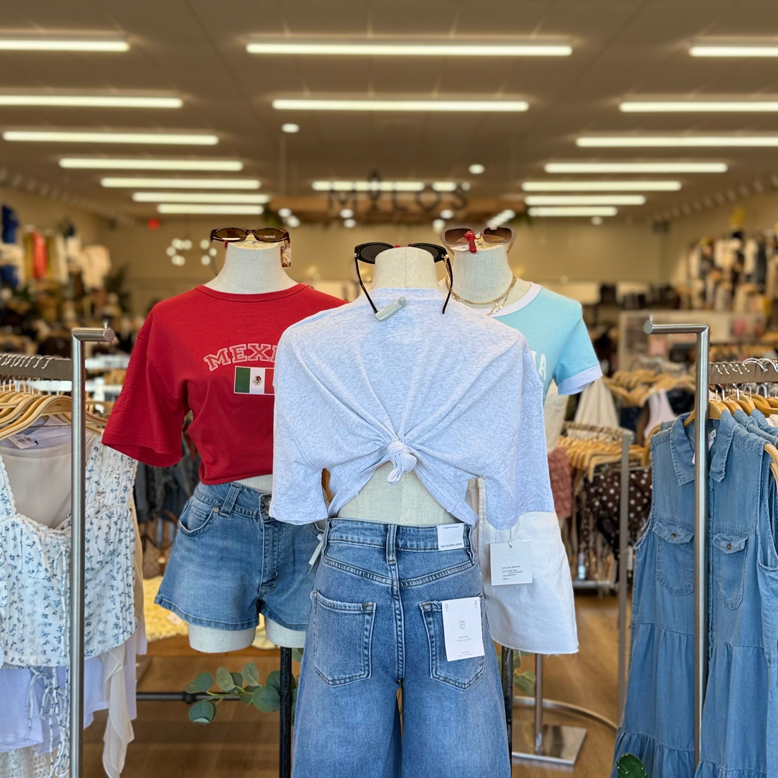 LA Crop Top (I Grey)