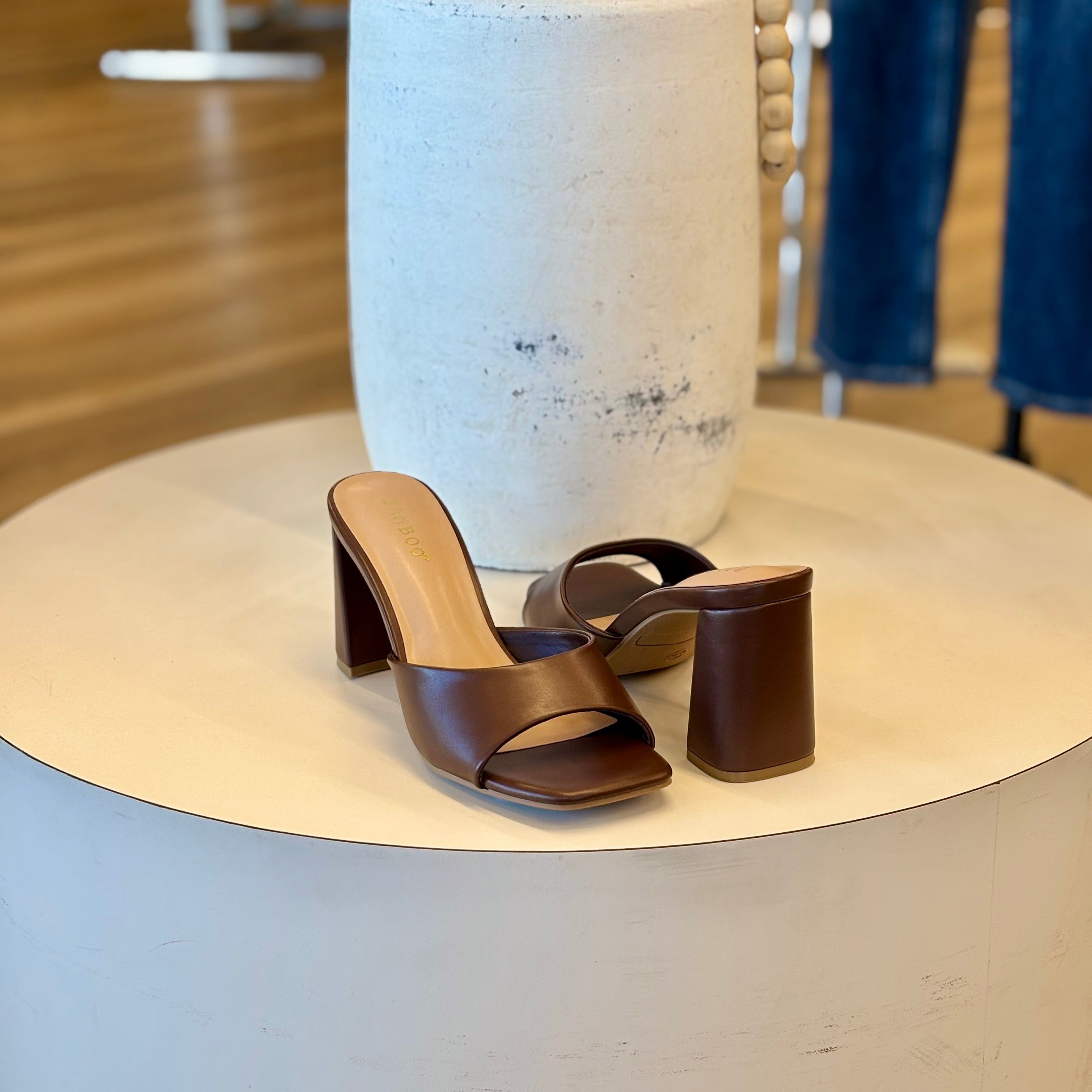 Evelyn Heels (Brown)