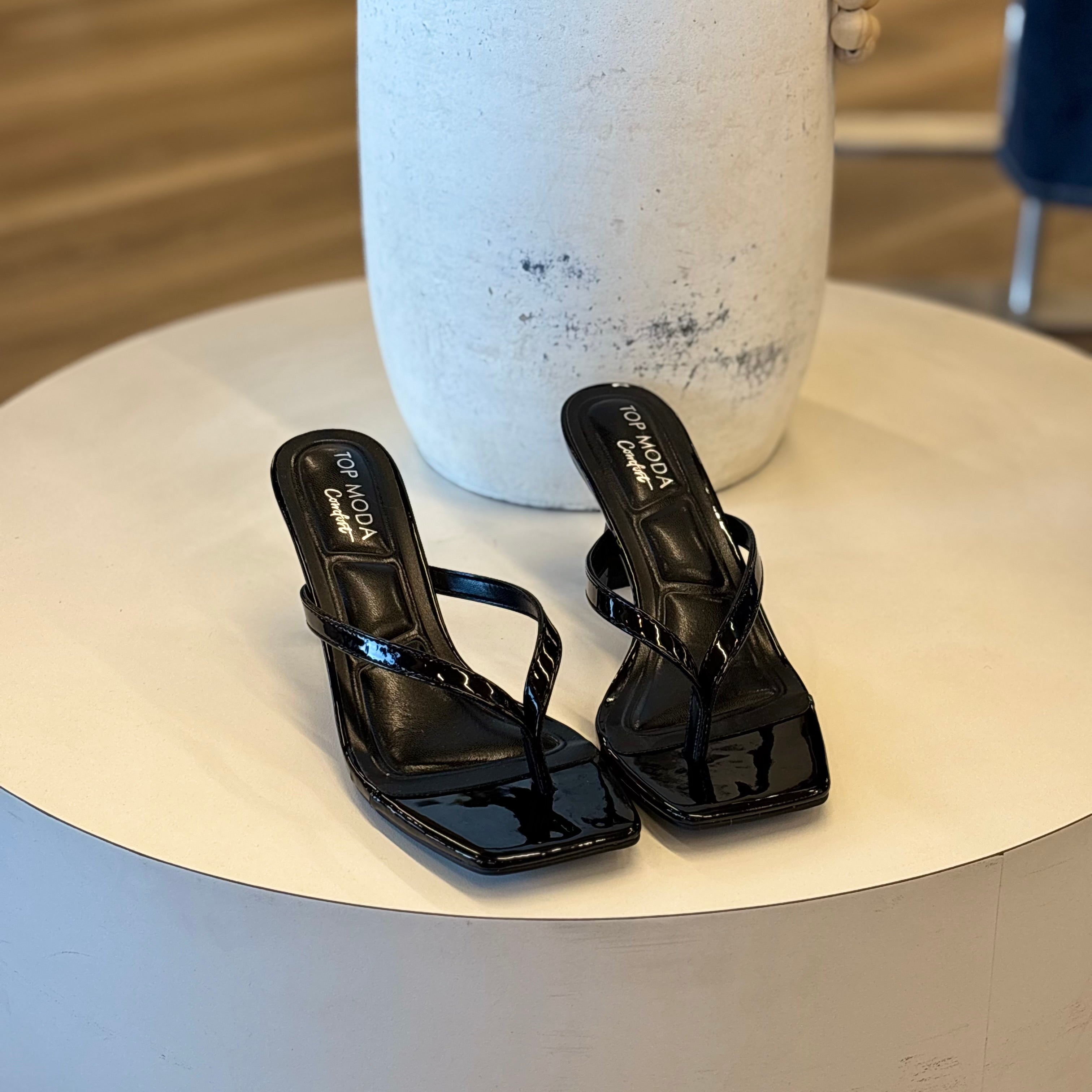 Diana Heels (Black/Pat)